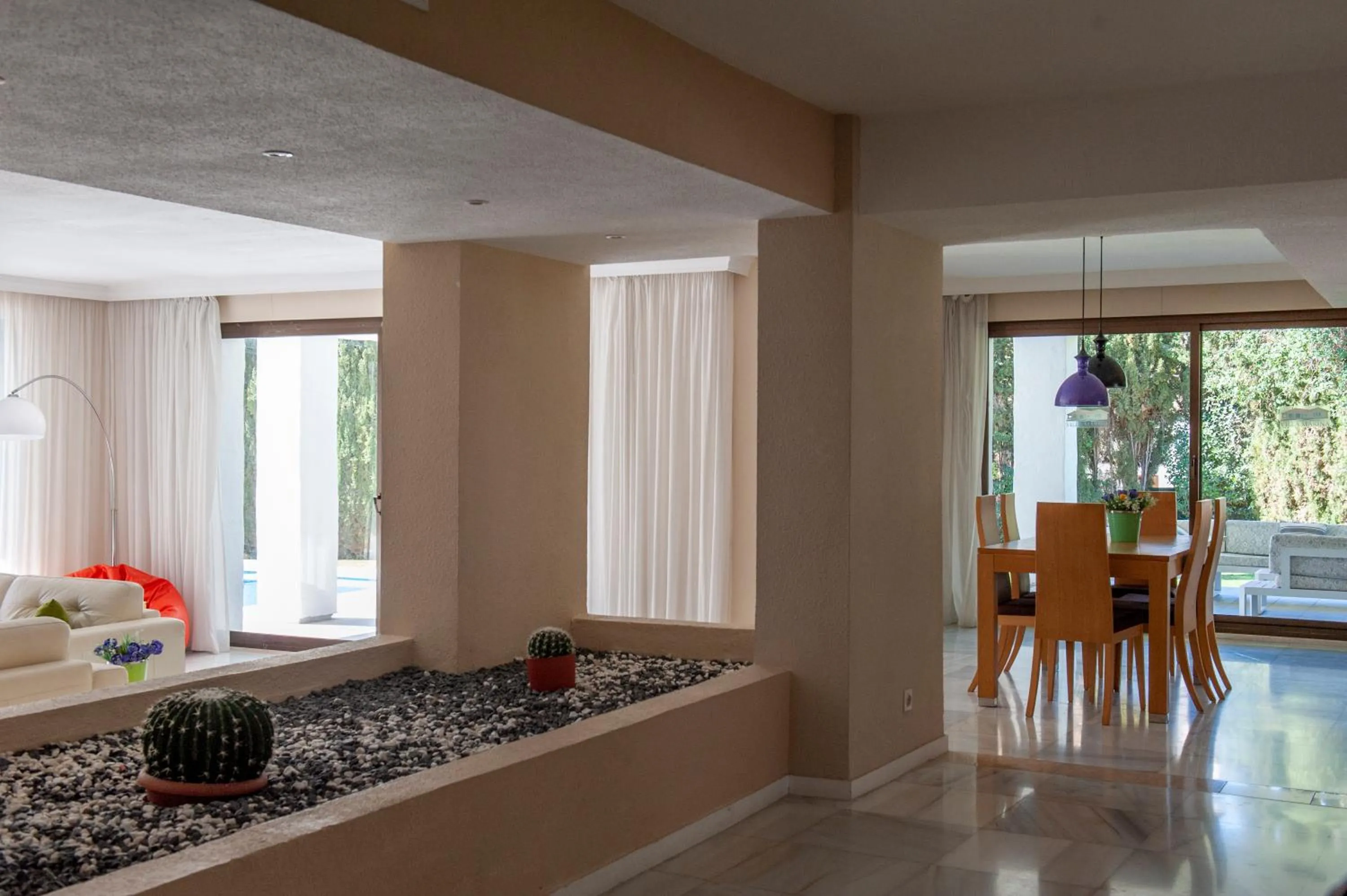 Living room in Villa Marina