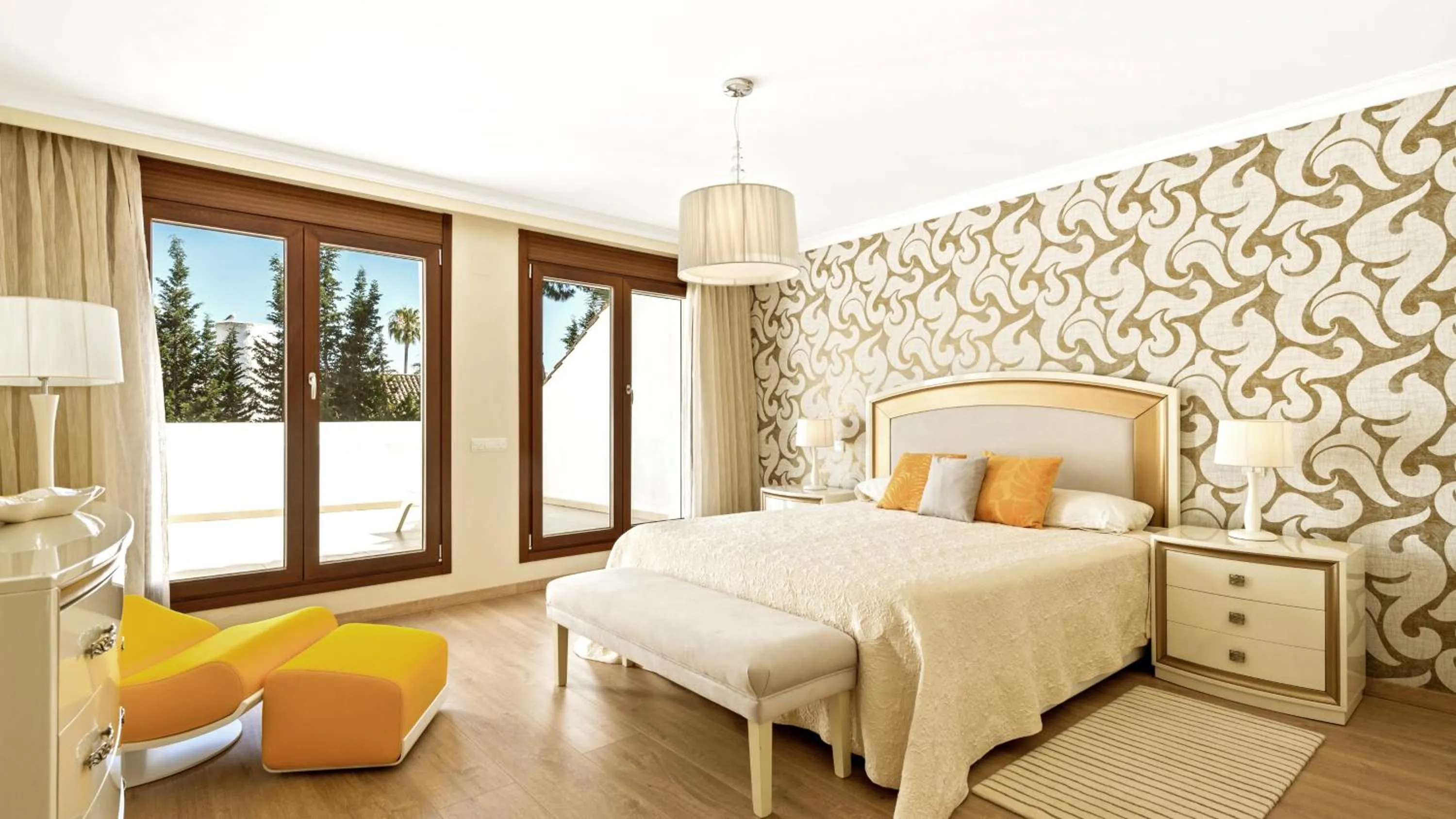 Bed in Villa Marina