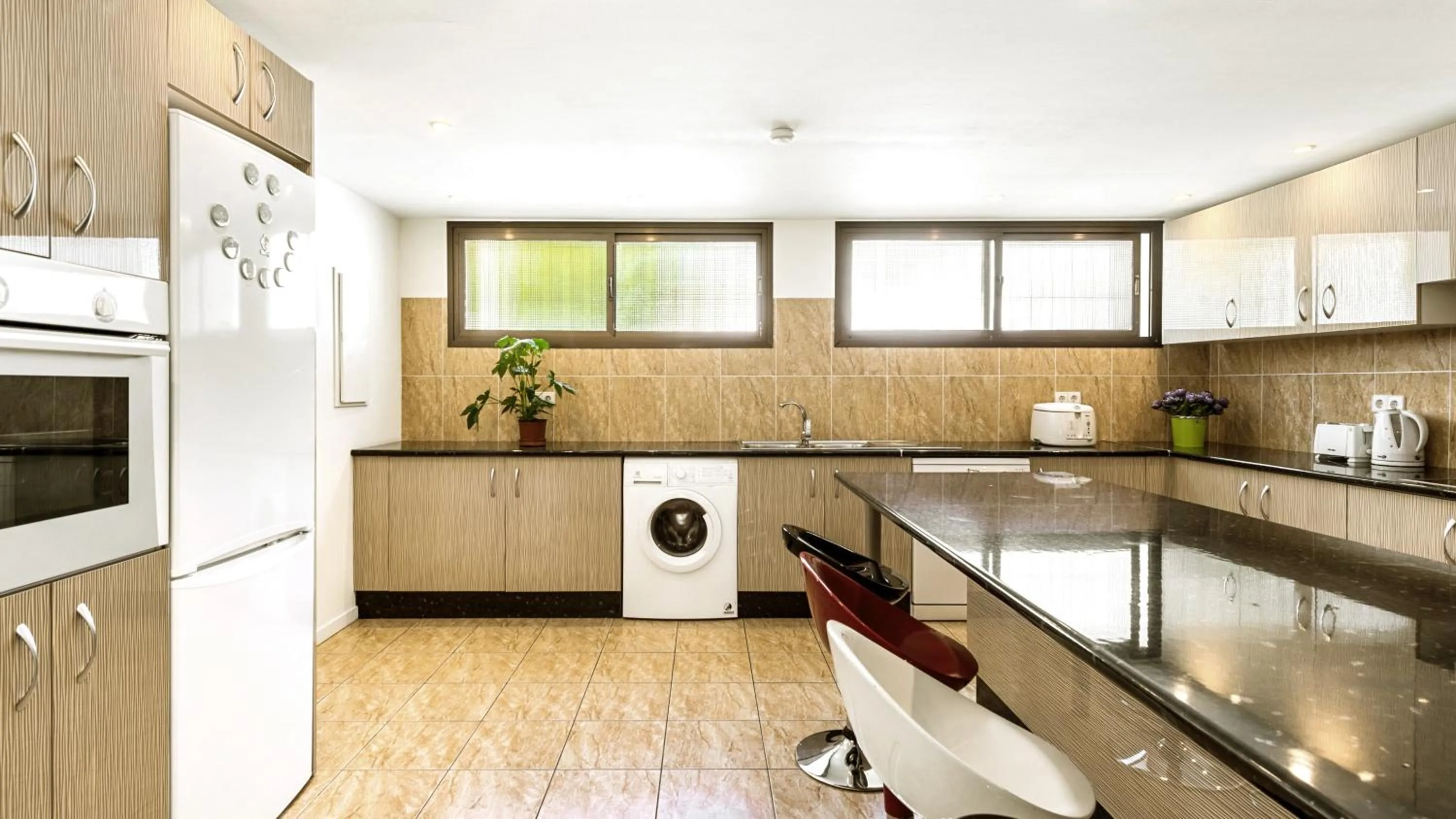 Kitchen or kitchenette in Villa Marina