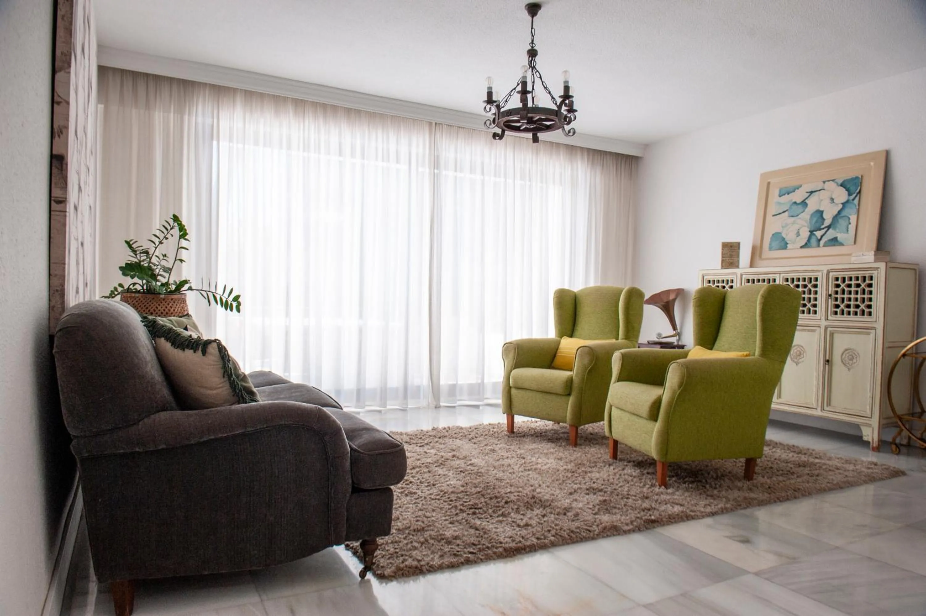 Living room in Villa Marina