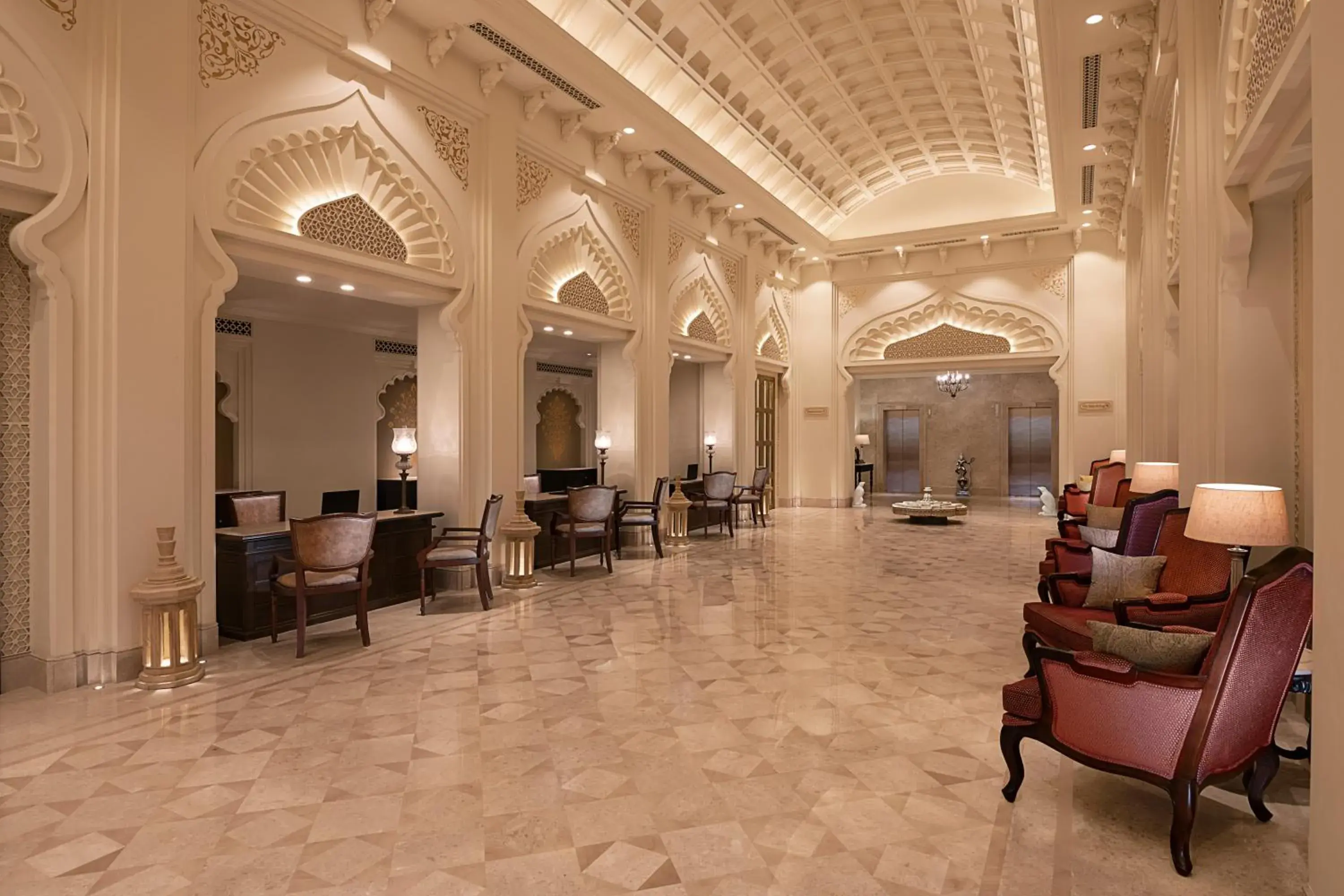 Lobby or reception in Aurika, Udaipur - Luxury by Lemon Tree Hotels Lobby or reception in Aurika, Udaipur - Luxury by Lemon Tree Hotels