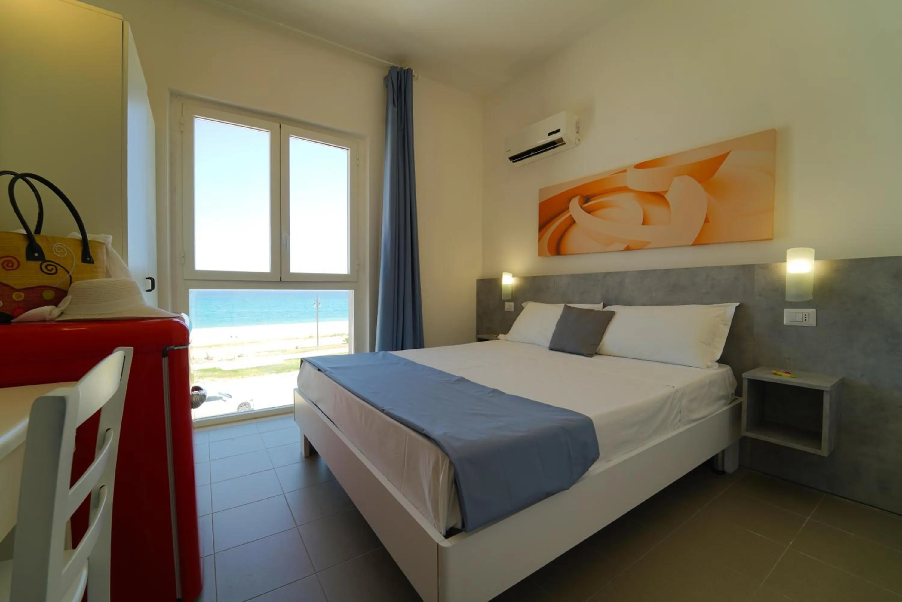 Bedroom, Bed in Hotel Rivabella