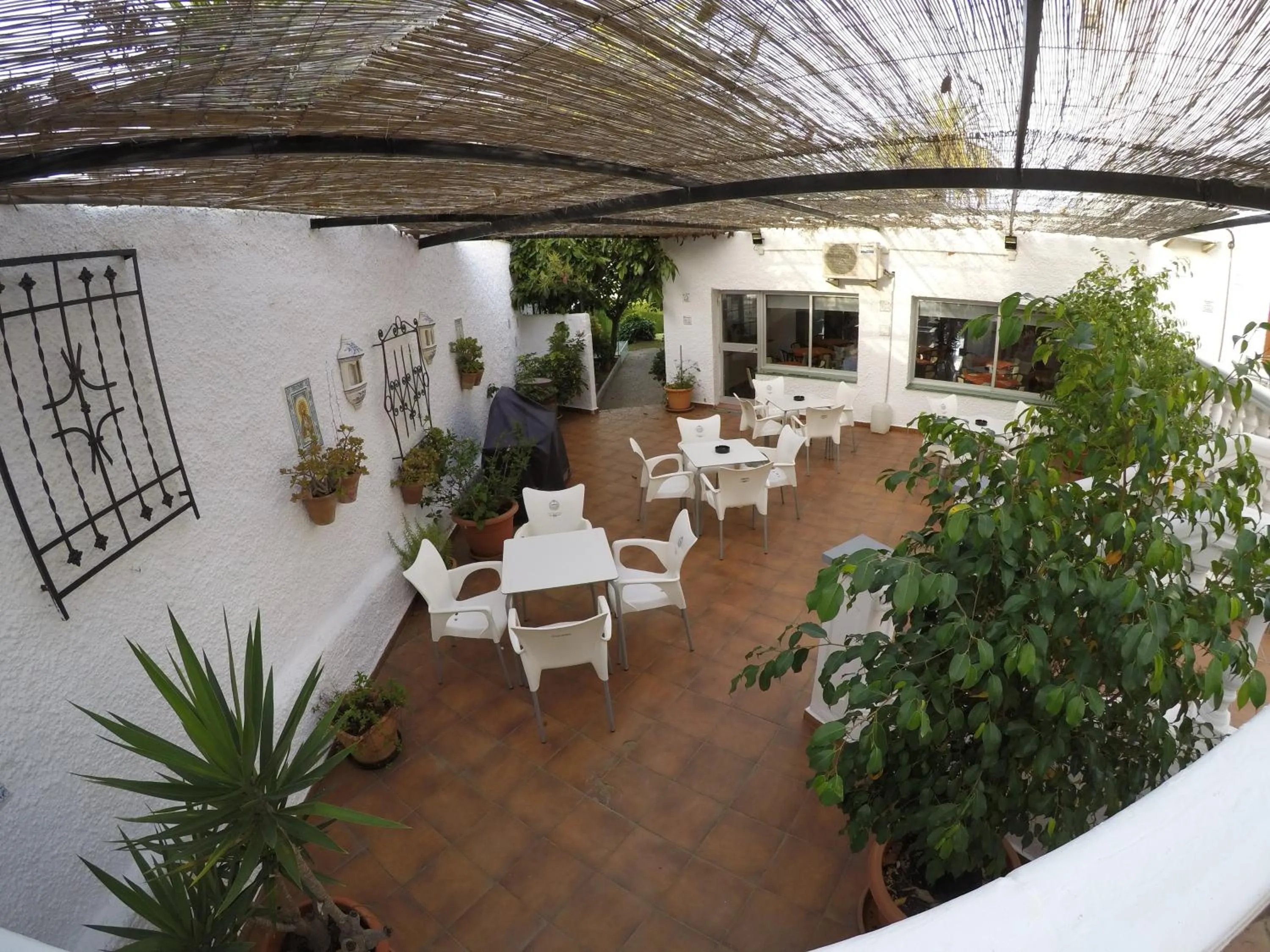 Patio in Hotel Complejo Los Rosales