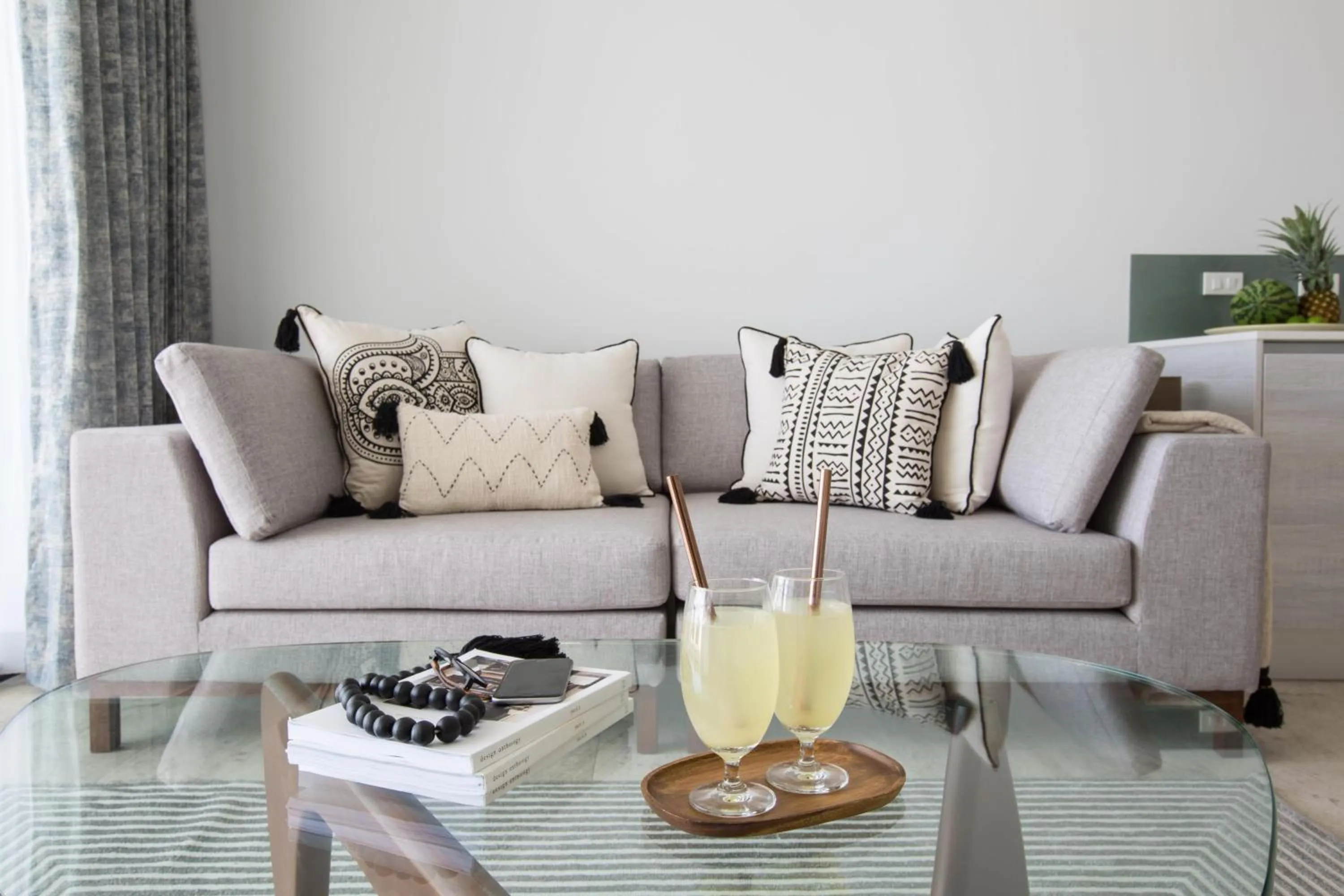 Living room in Skye Beach Koh Samui