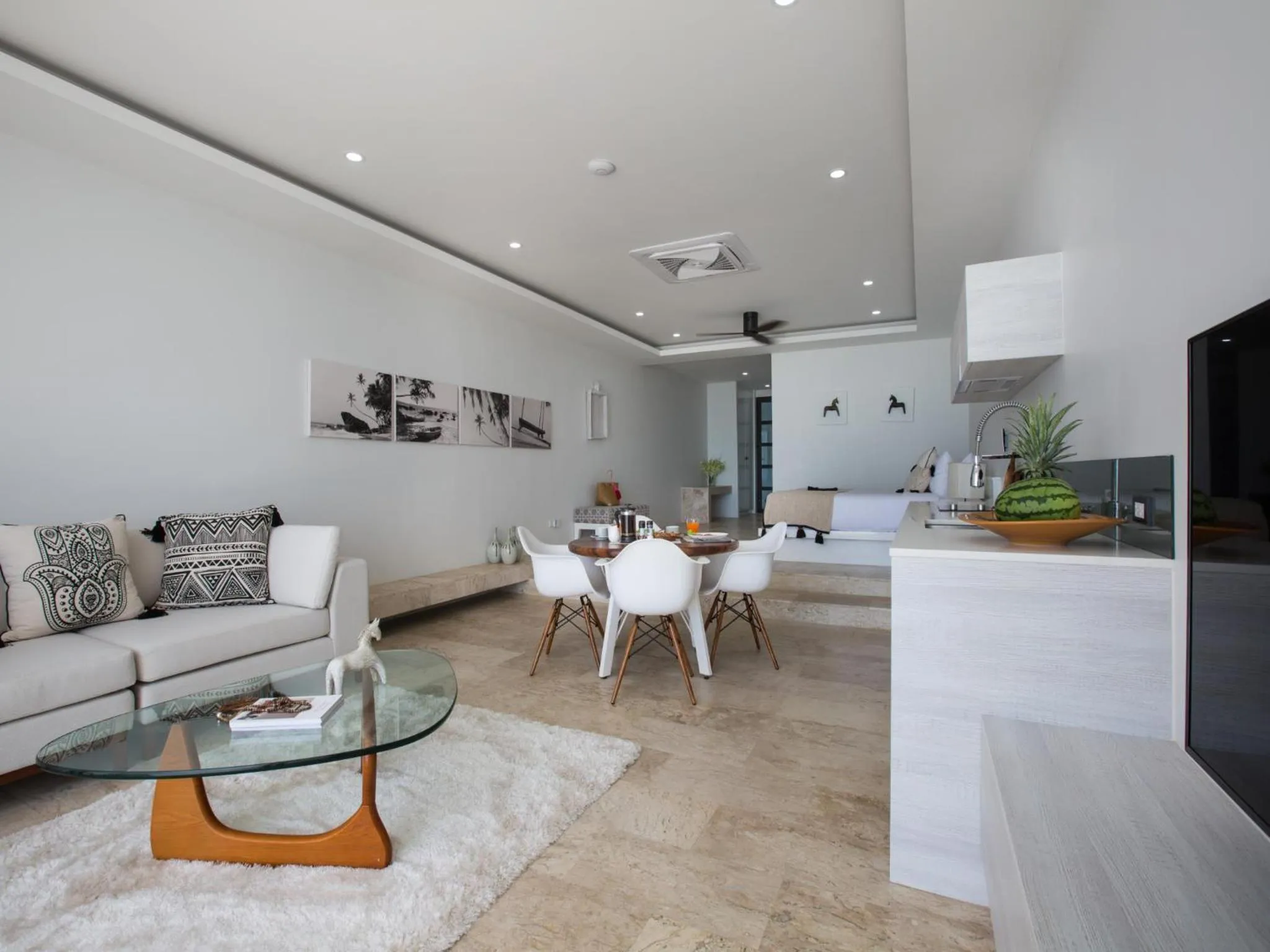 Living room in Skye Beach Koh Samui