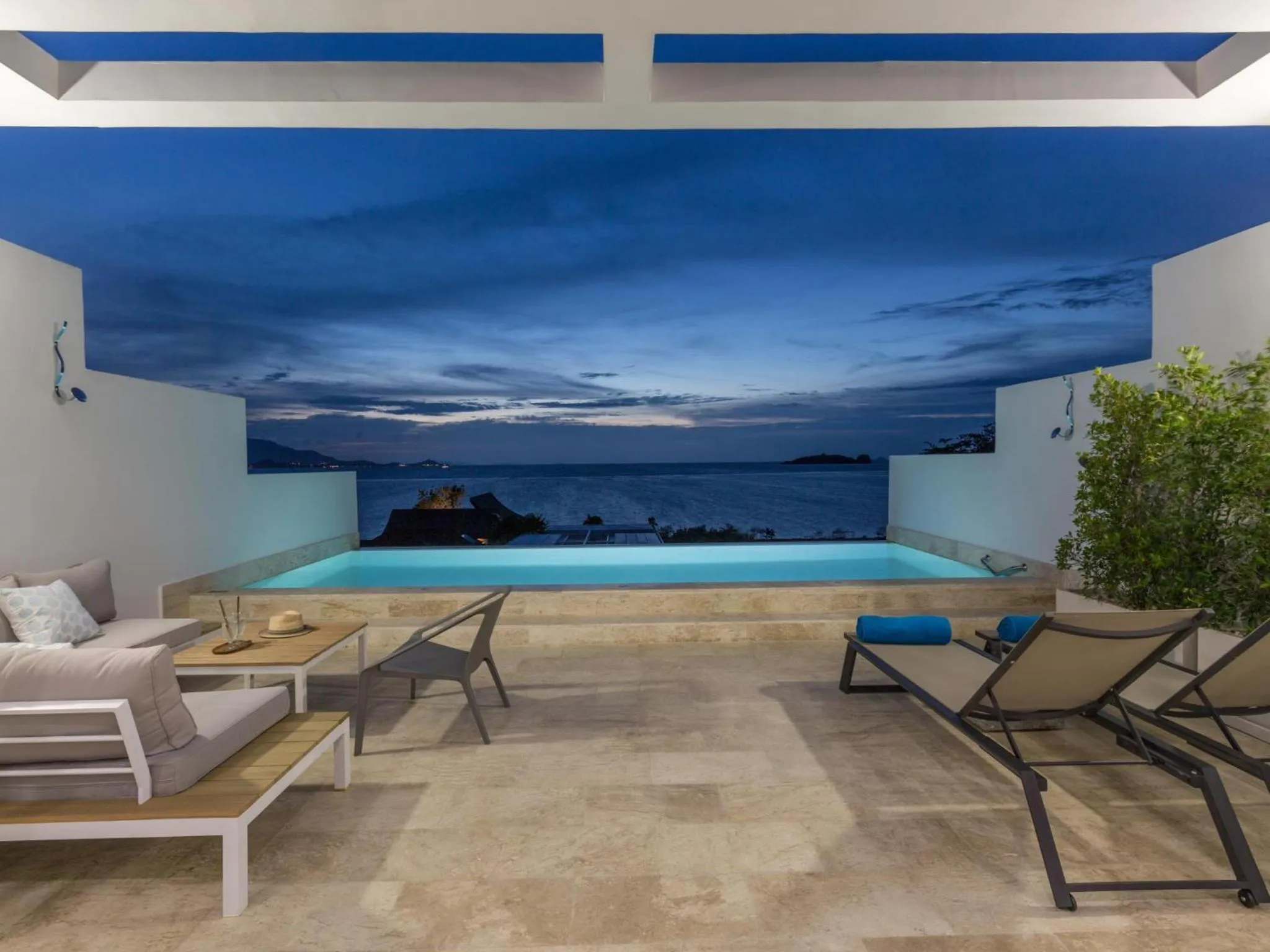 Balcony/Terrace in Skye Beach Koh Samui