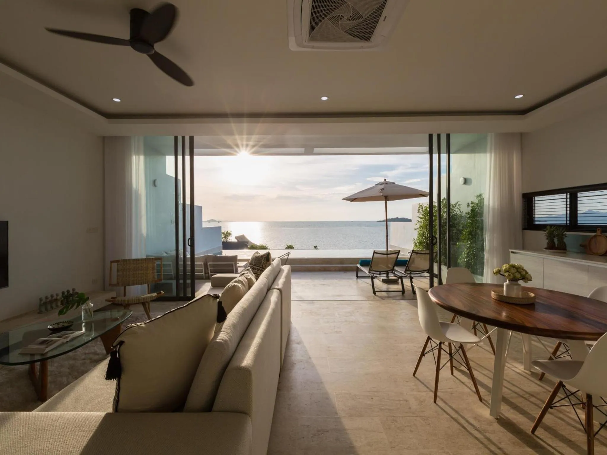 Living room in Skye Beach Koh Samui