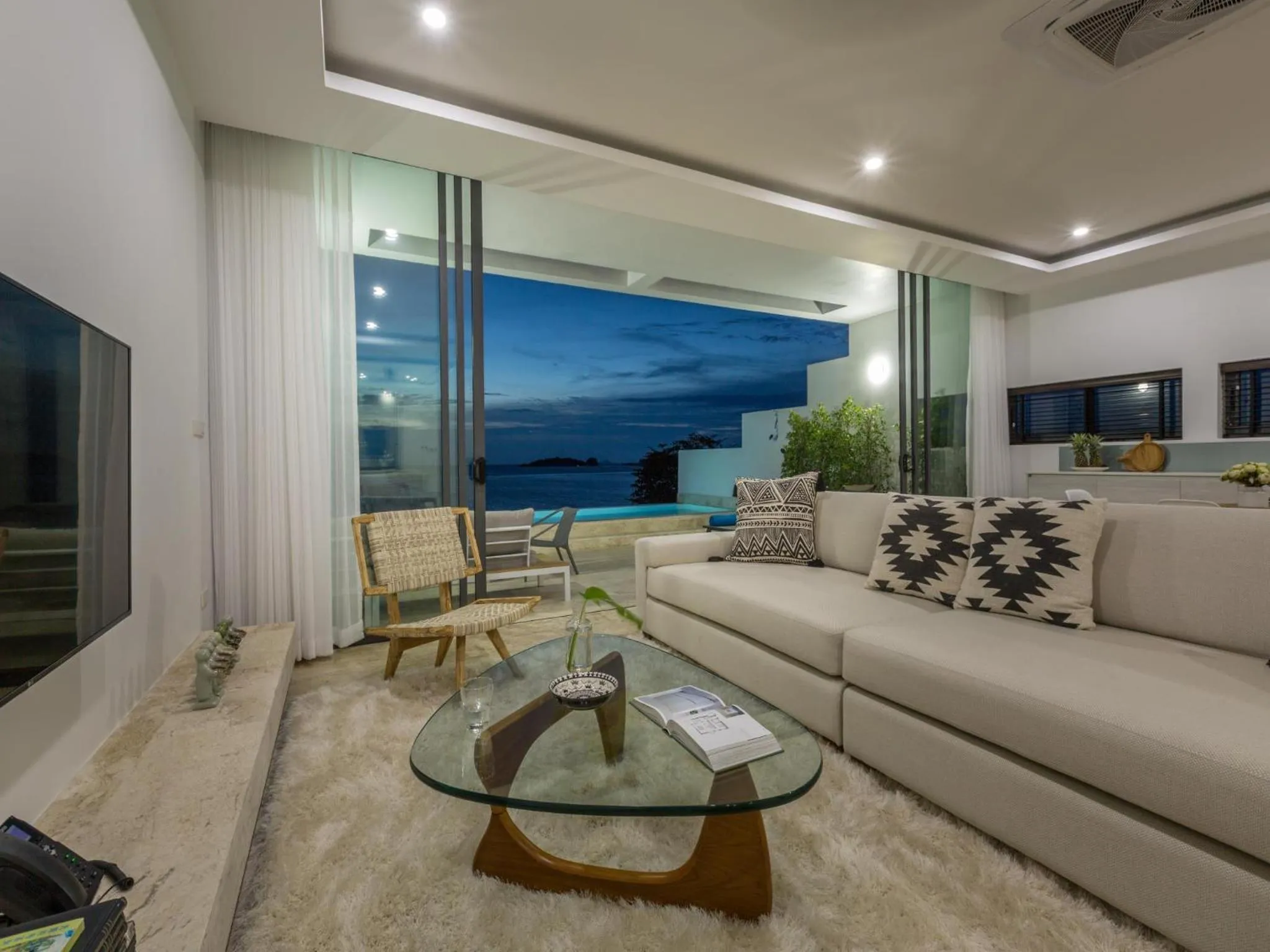 Living room in Skye Beach Koh Samui
