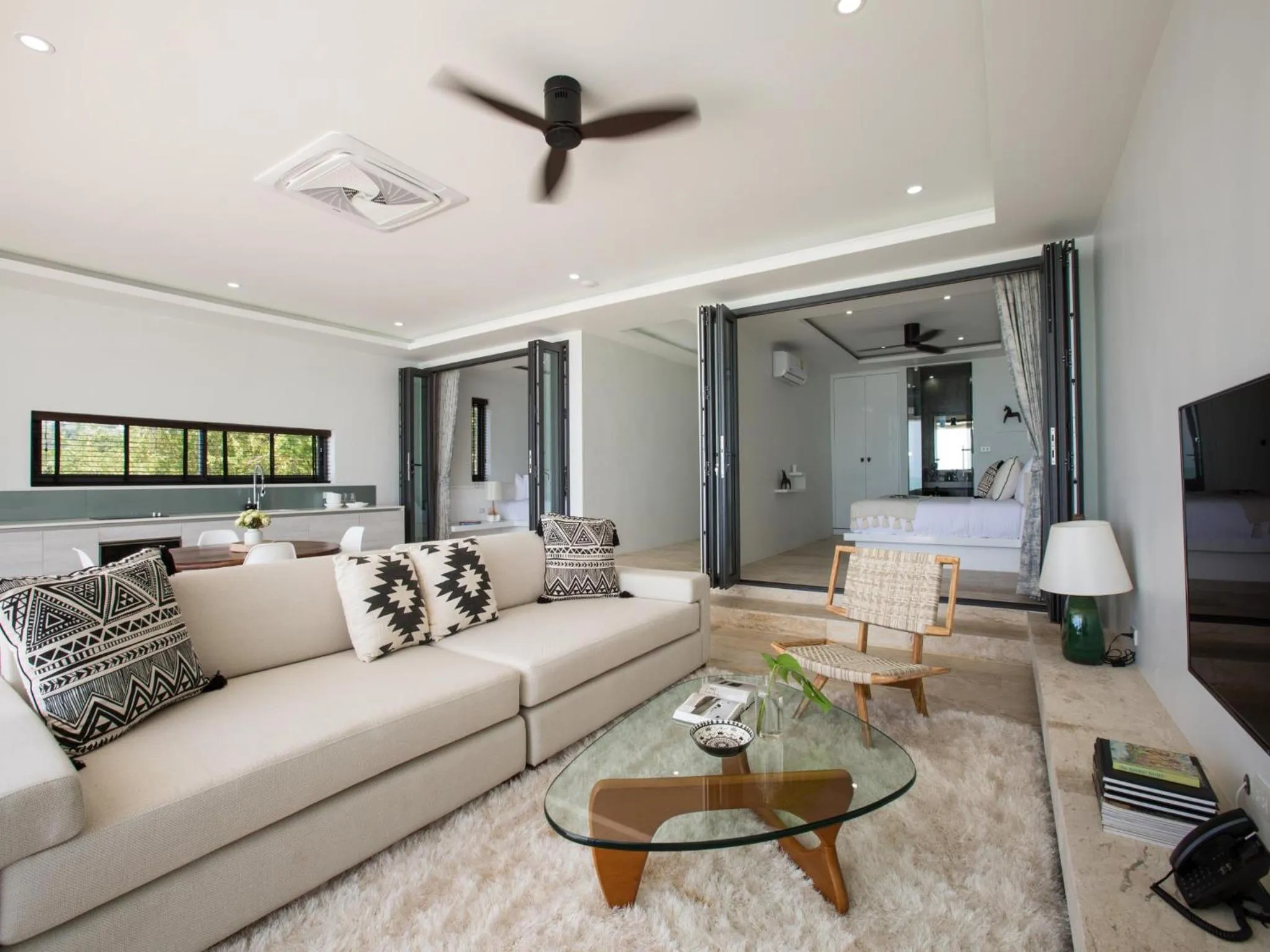 Living room in Skye Beach Koh Samui