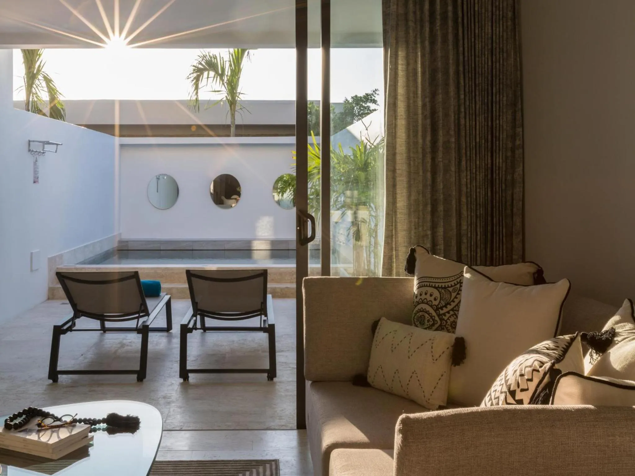 Seating area in Skye Beach Koh Samui