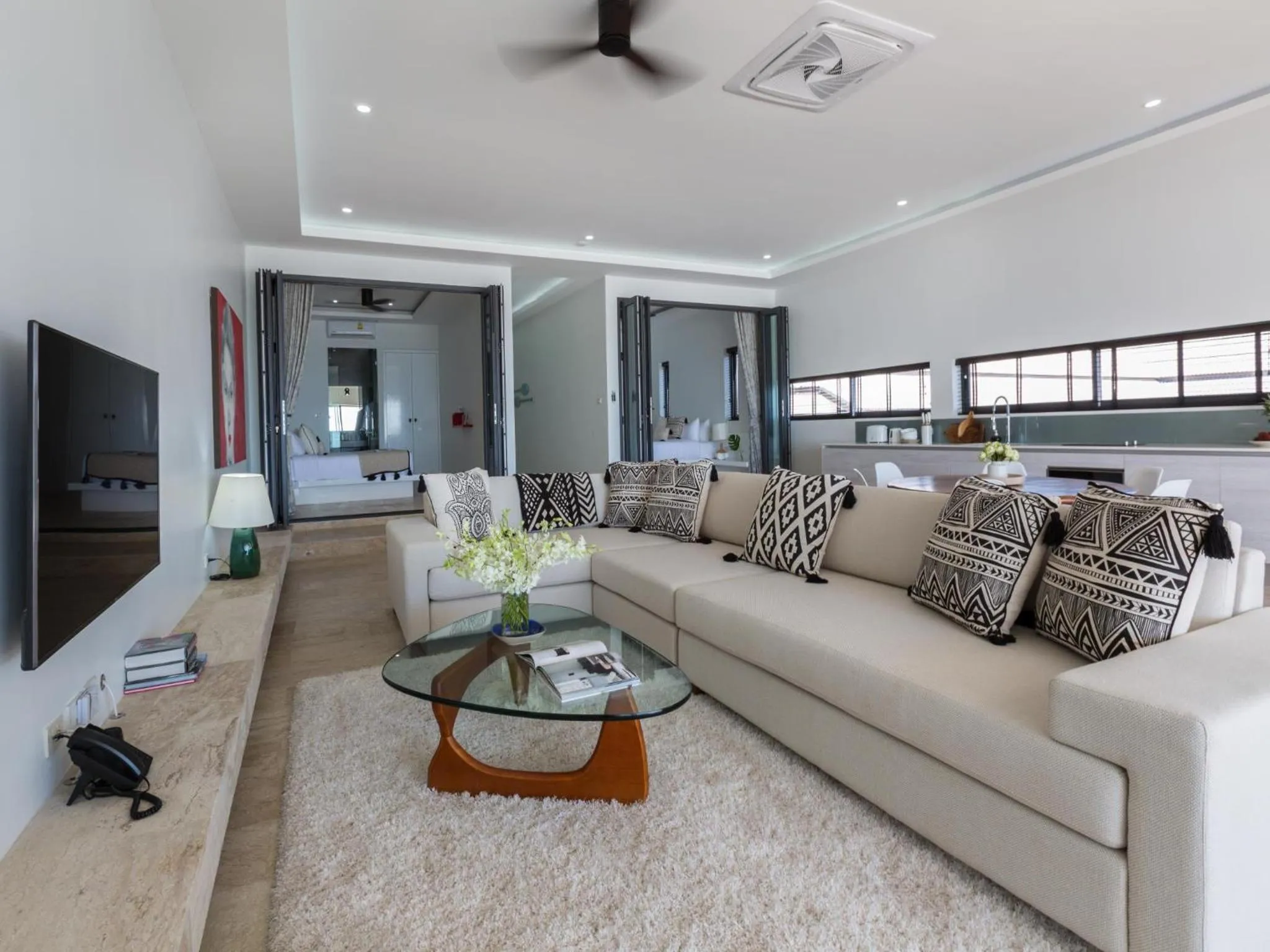 Living room in Skye Beach Koh Samui