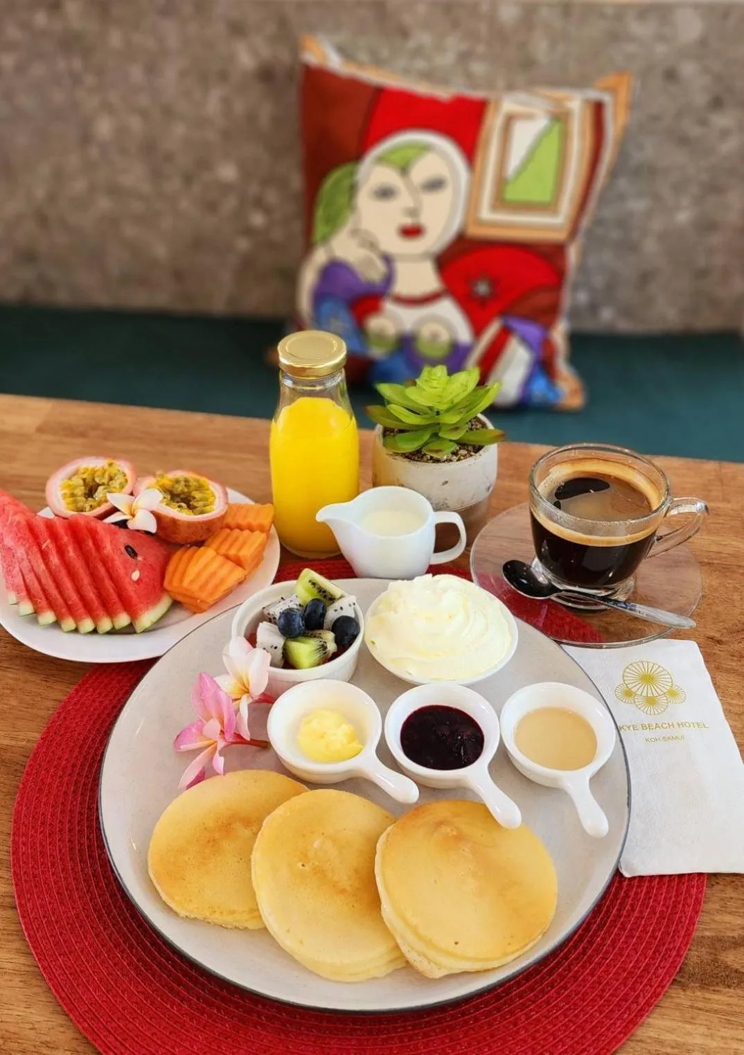 Breakfast in Skye Beach Koh Samui