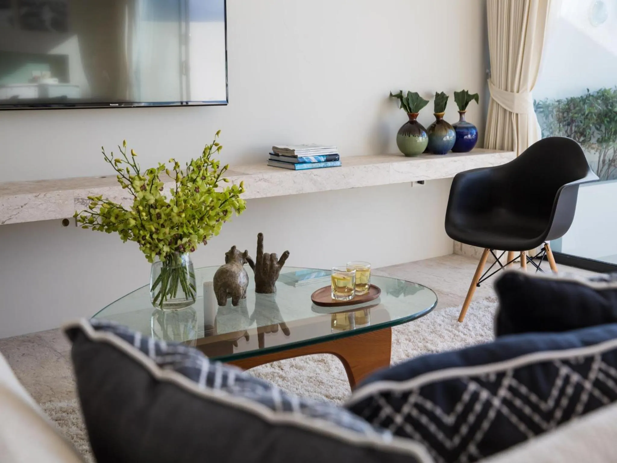 Living room in Skye Beach Koh Samui