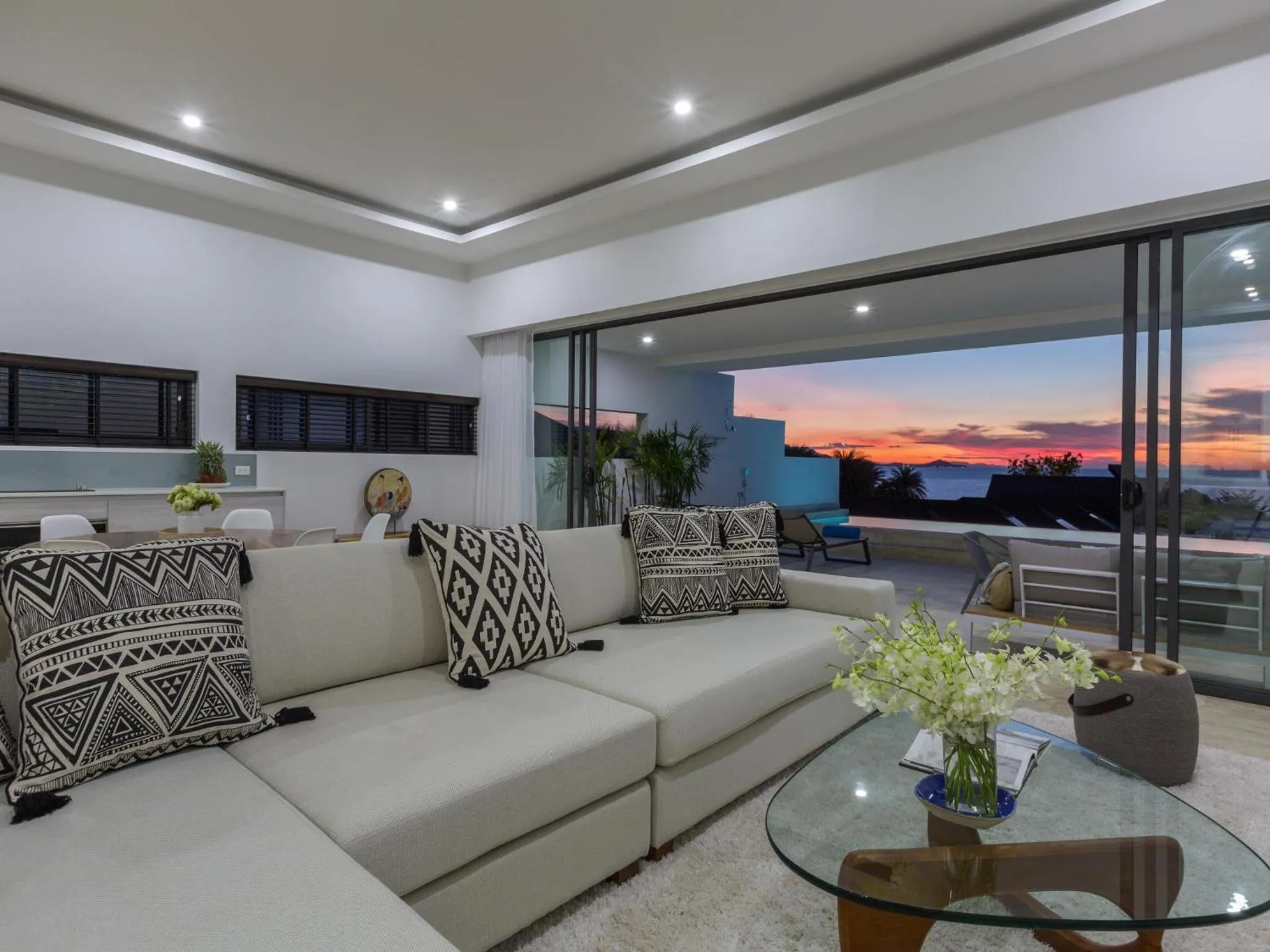 Living room in Skye Beach Koh Samui
