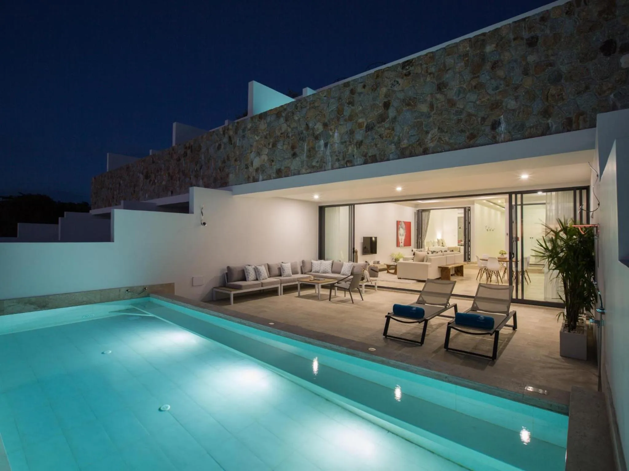 Balcony/Terrace in Skye Beach Koh Samui
