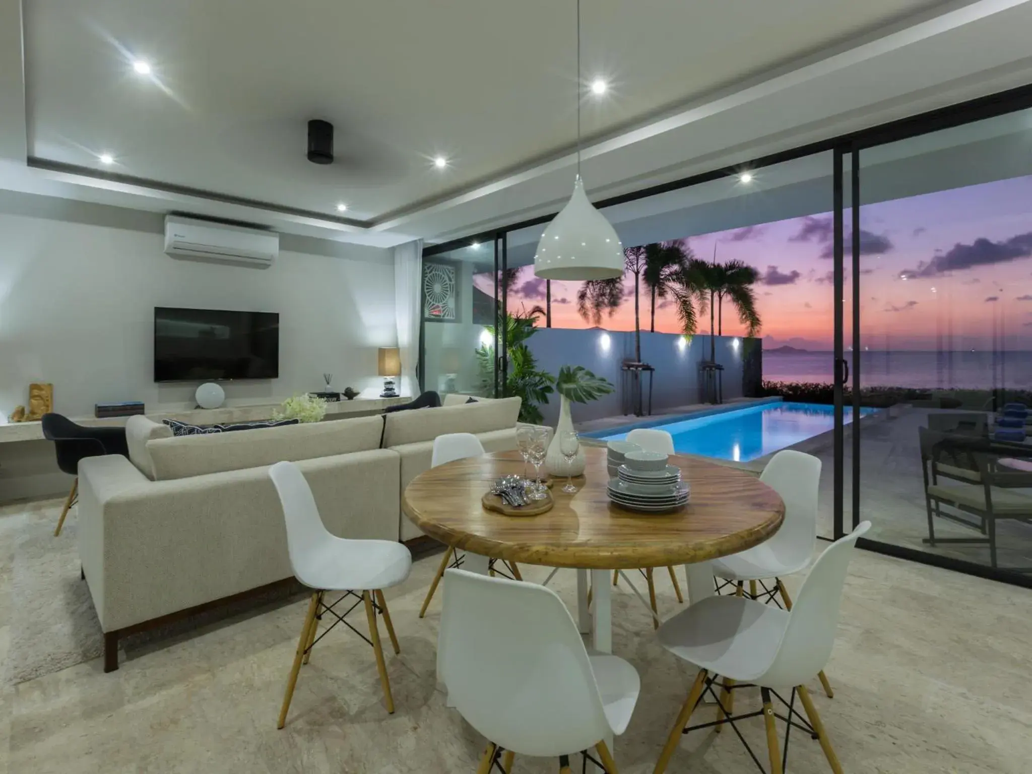 Living room in Skye Beach Koh Samui Living room in Skye Beach Koh Samui