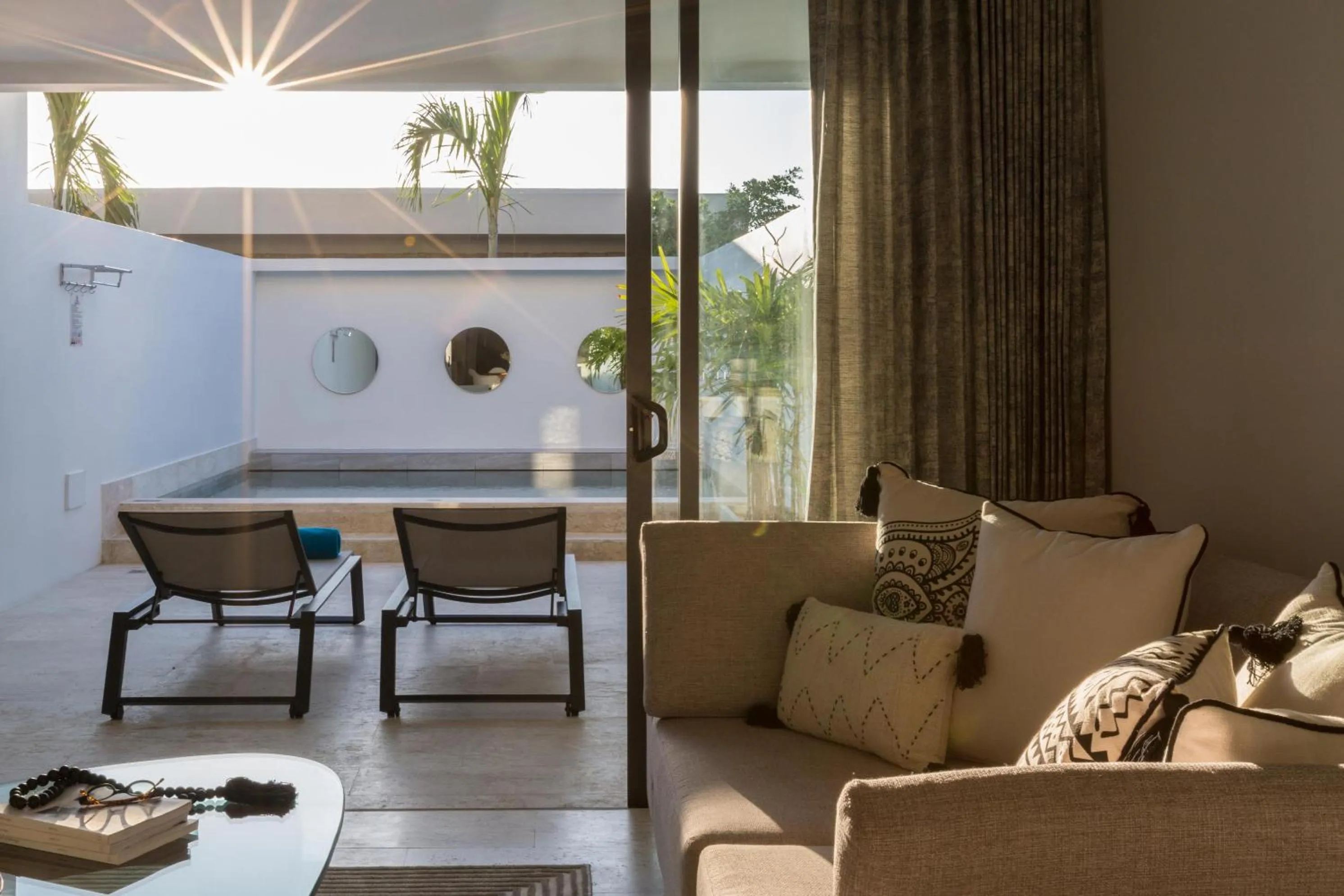 Living room in Skye Beach Koh Samui