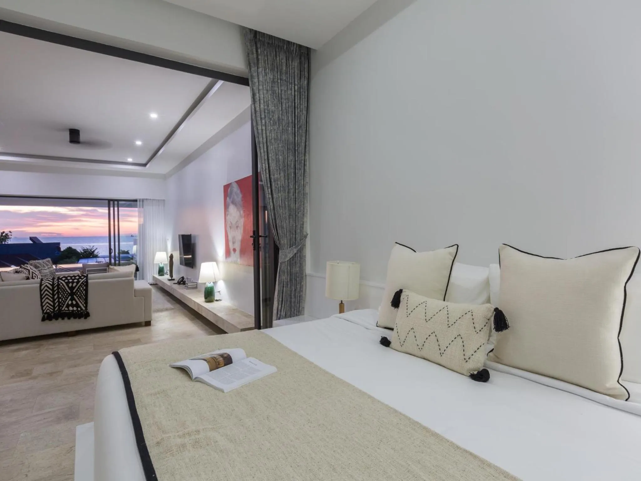 Bed in Skye Beach Koh Samui