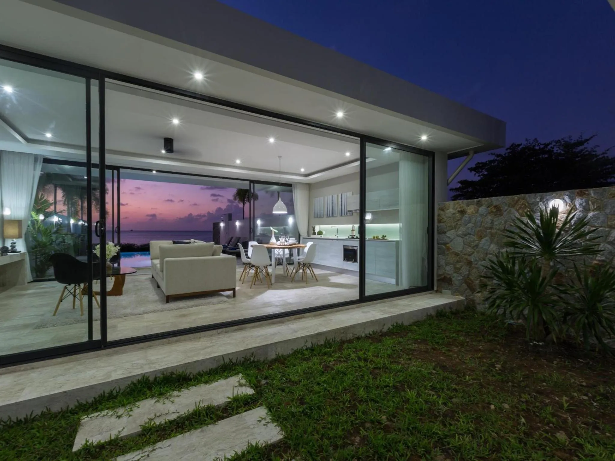 Living room in Skye Beach Koh Samui