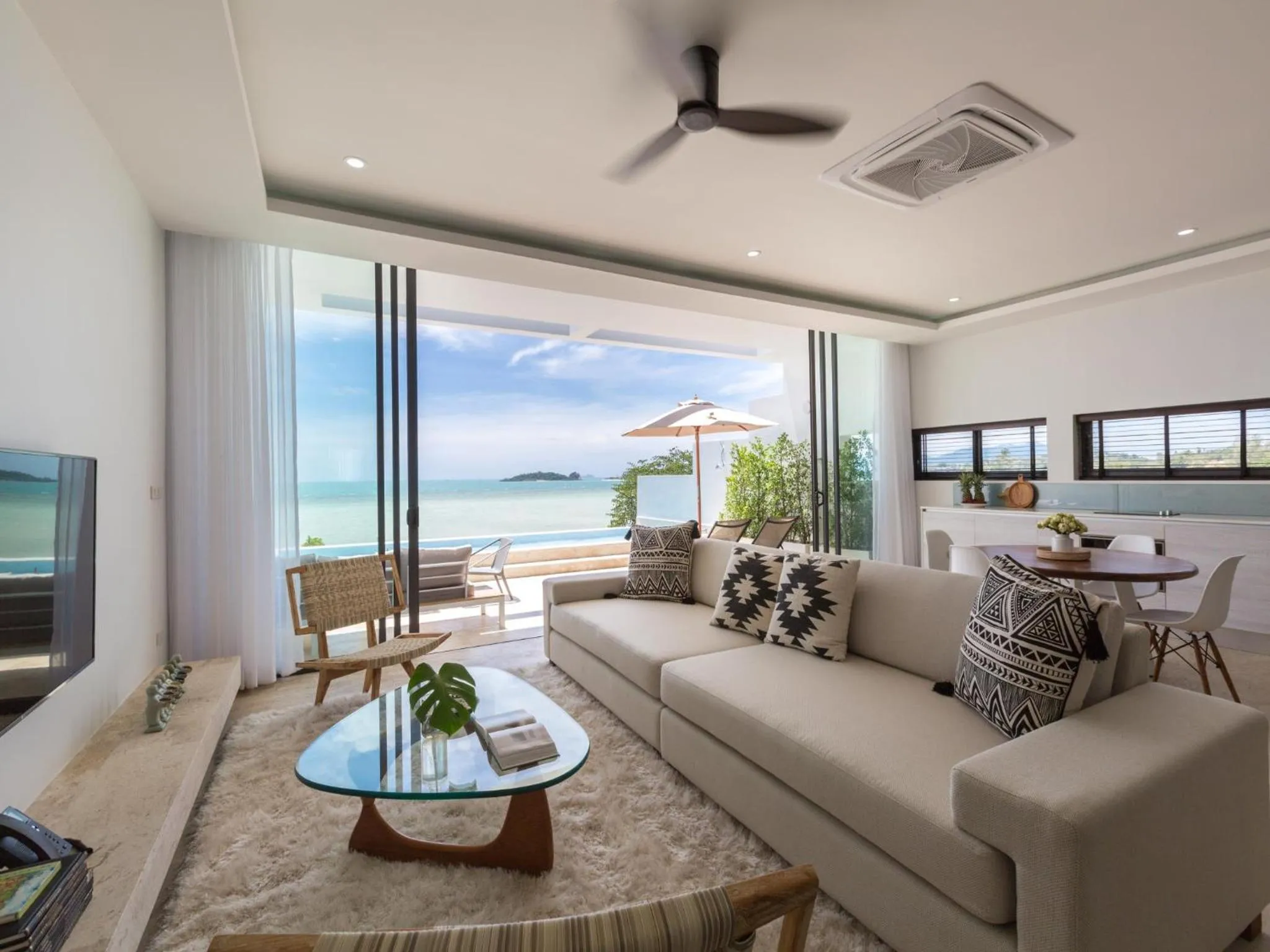 Living room in Skye Beach Koh Samui