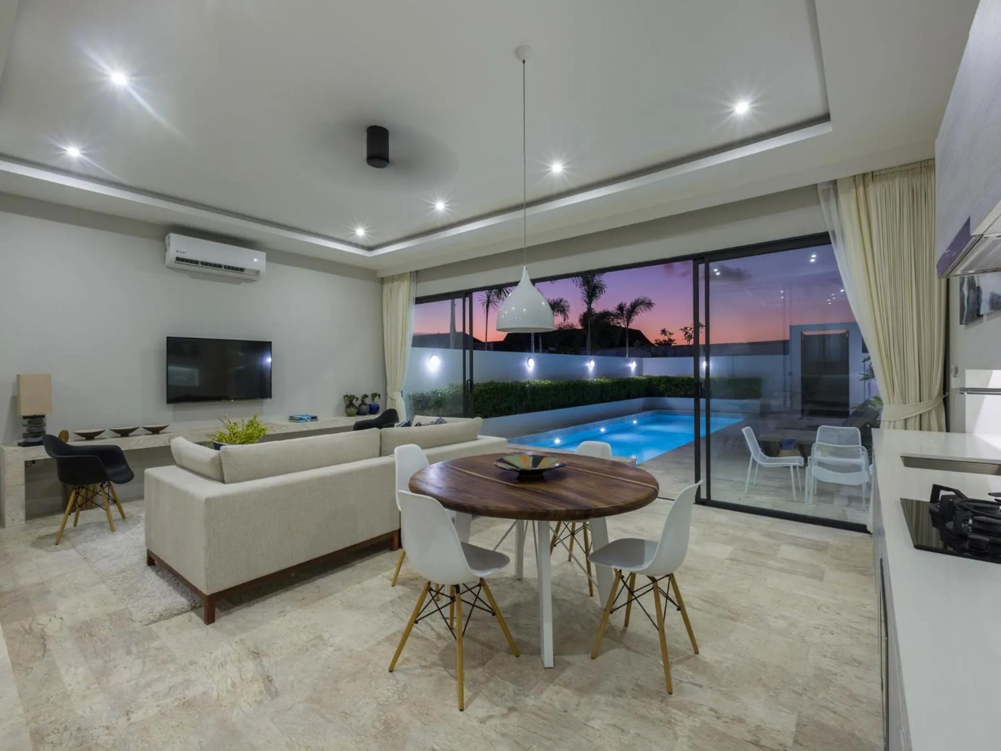 Living room in Skye Beach Koh Samui