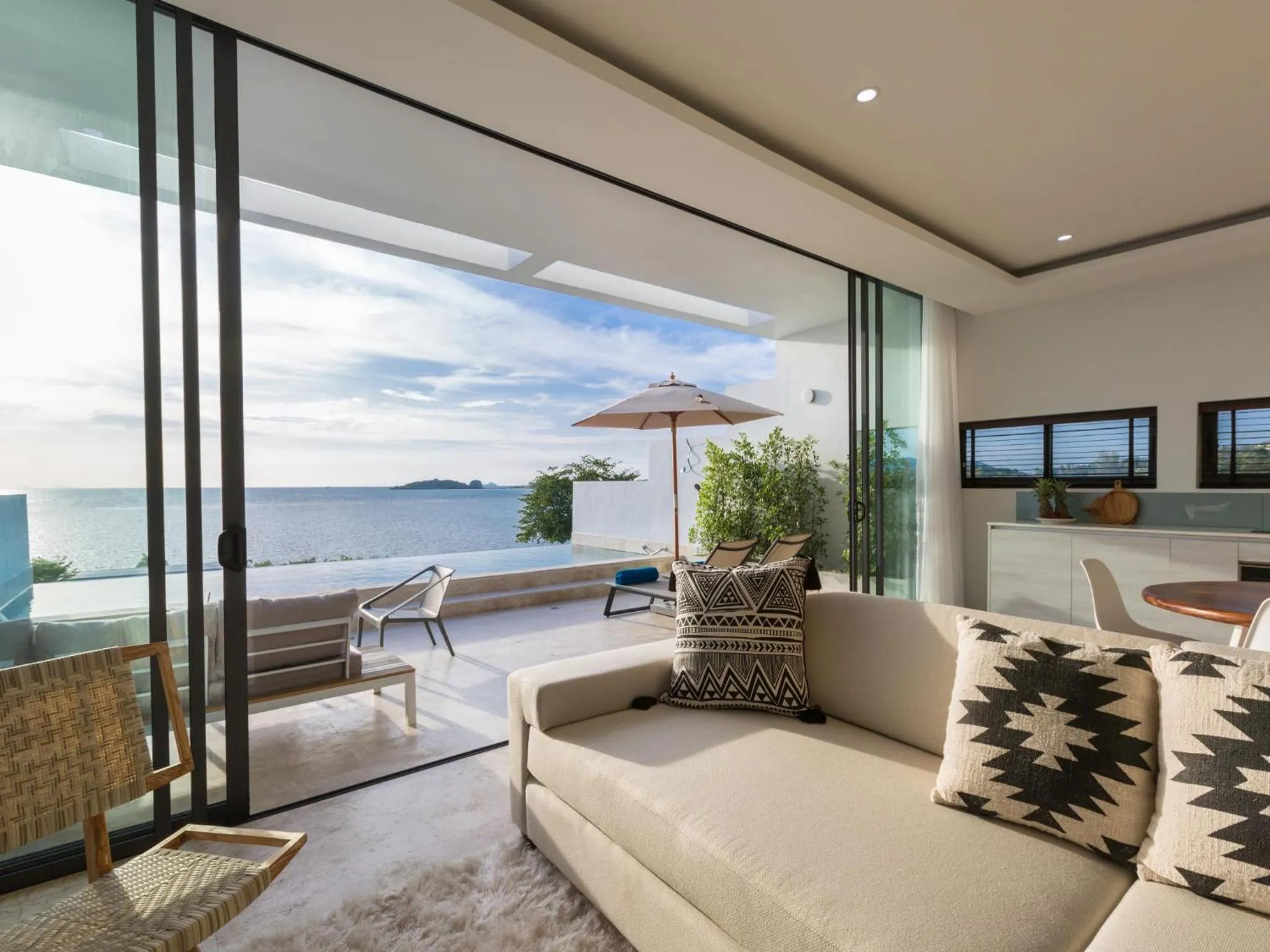 Living room in Skye Beach Koh Samui