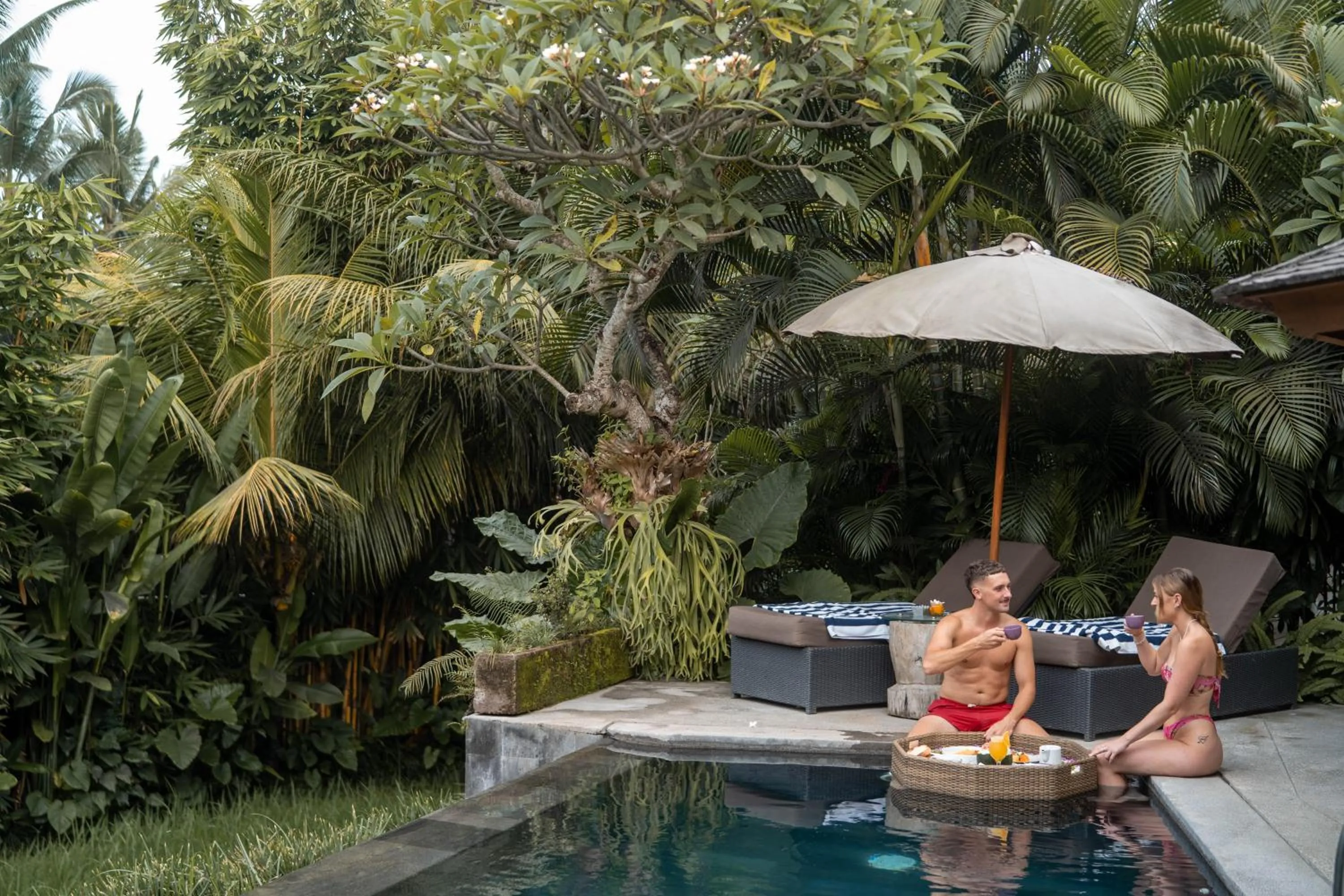 Day in The Sender Pool Suites