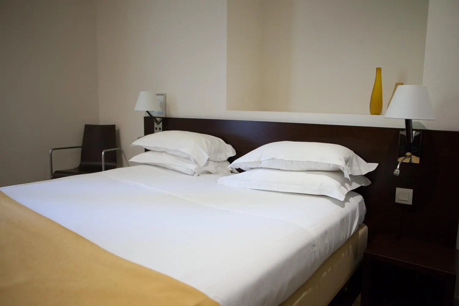 Bed in Hotel La Beauze
