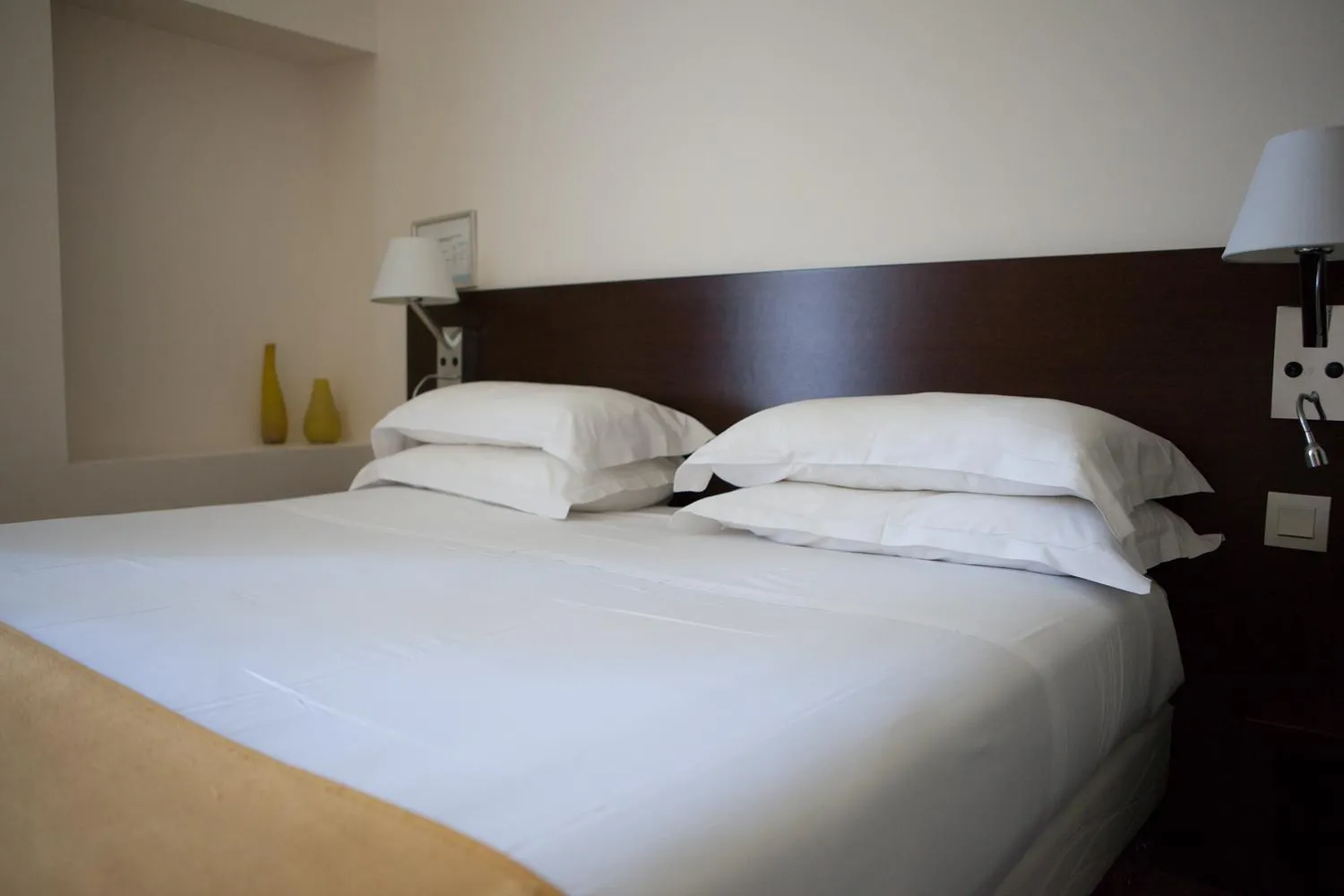 Bed in Hotel La Beauze