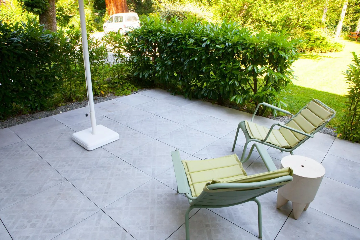 Patio in Hotel La Beauze