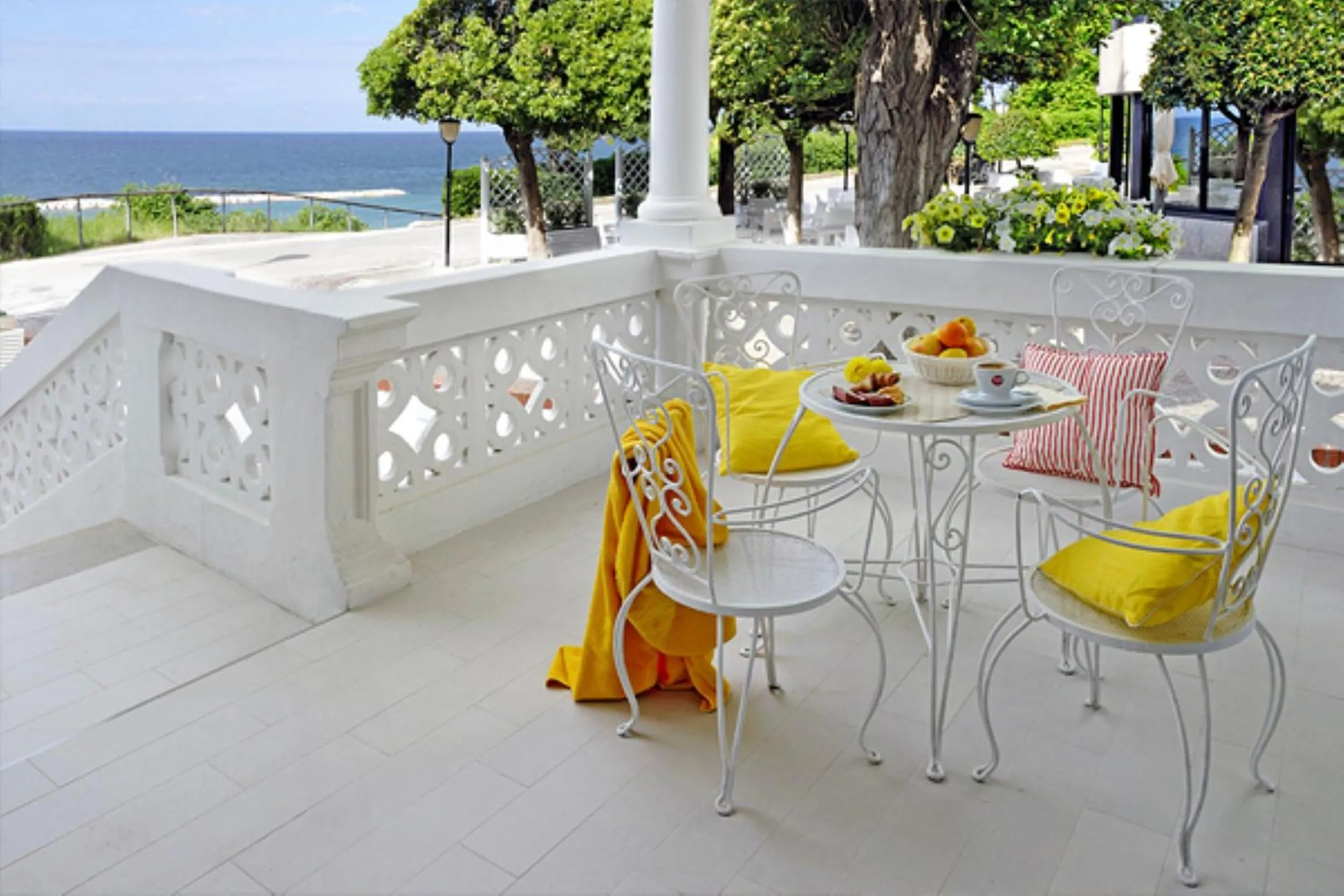 Patio in Hotel Venus