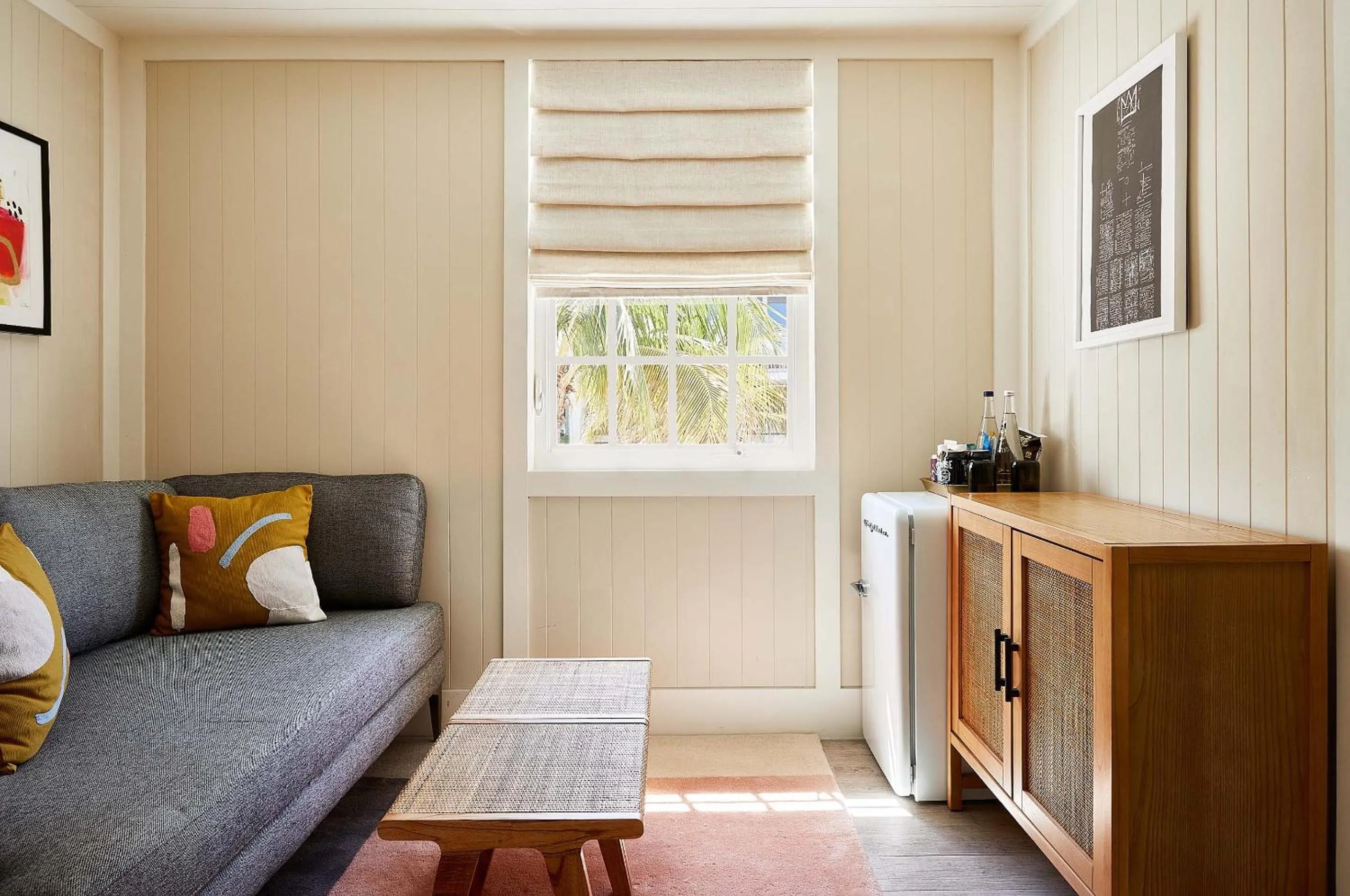 Seating area in Life House, South of Fifth