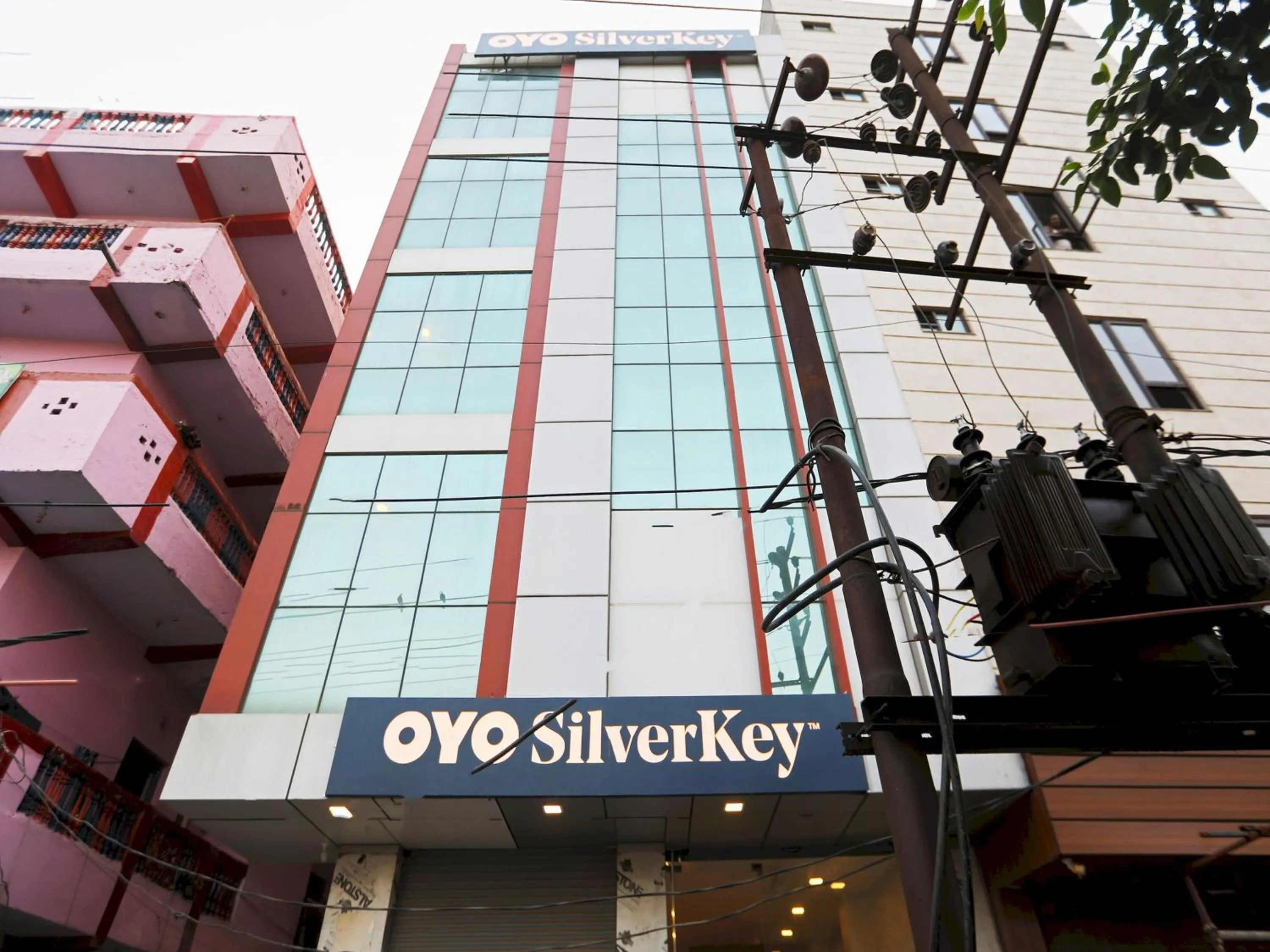 Facade/entrance in Super HOTEL SILVERKEY NEAR LIC BUILDING MAIN RD KHODA NEXT TO SHYAM OIL