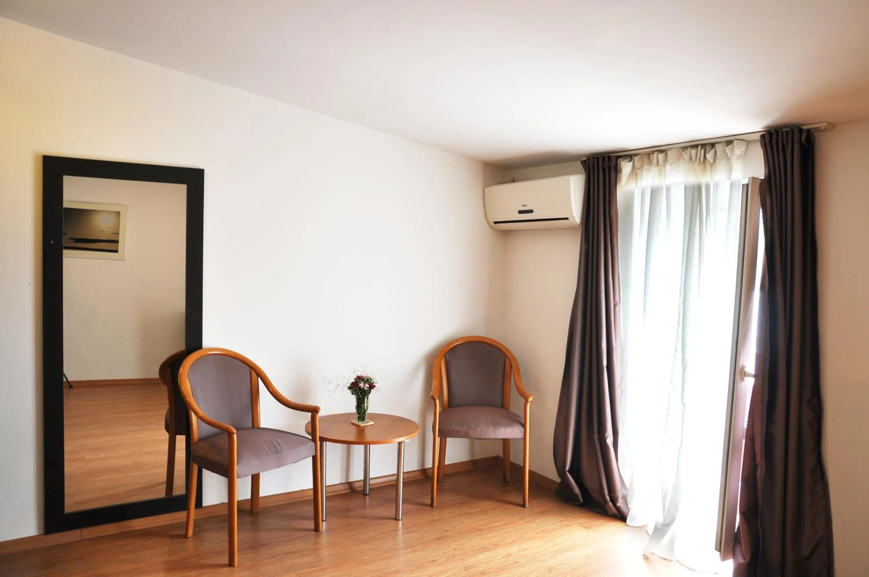 Seating area in Hotel Corner