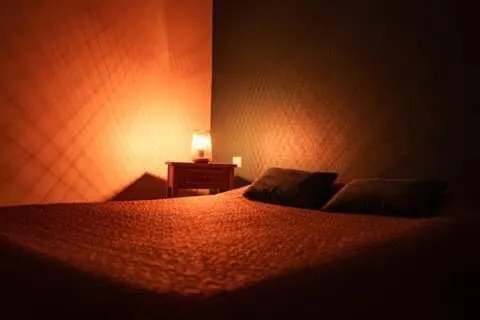 Bed in Hôtel Les Jardins du Lac