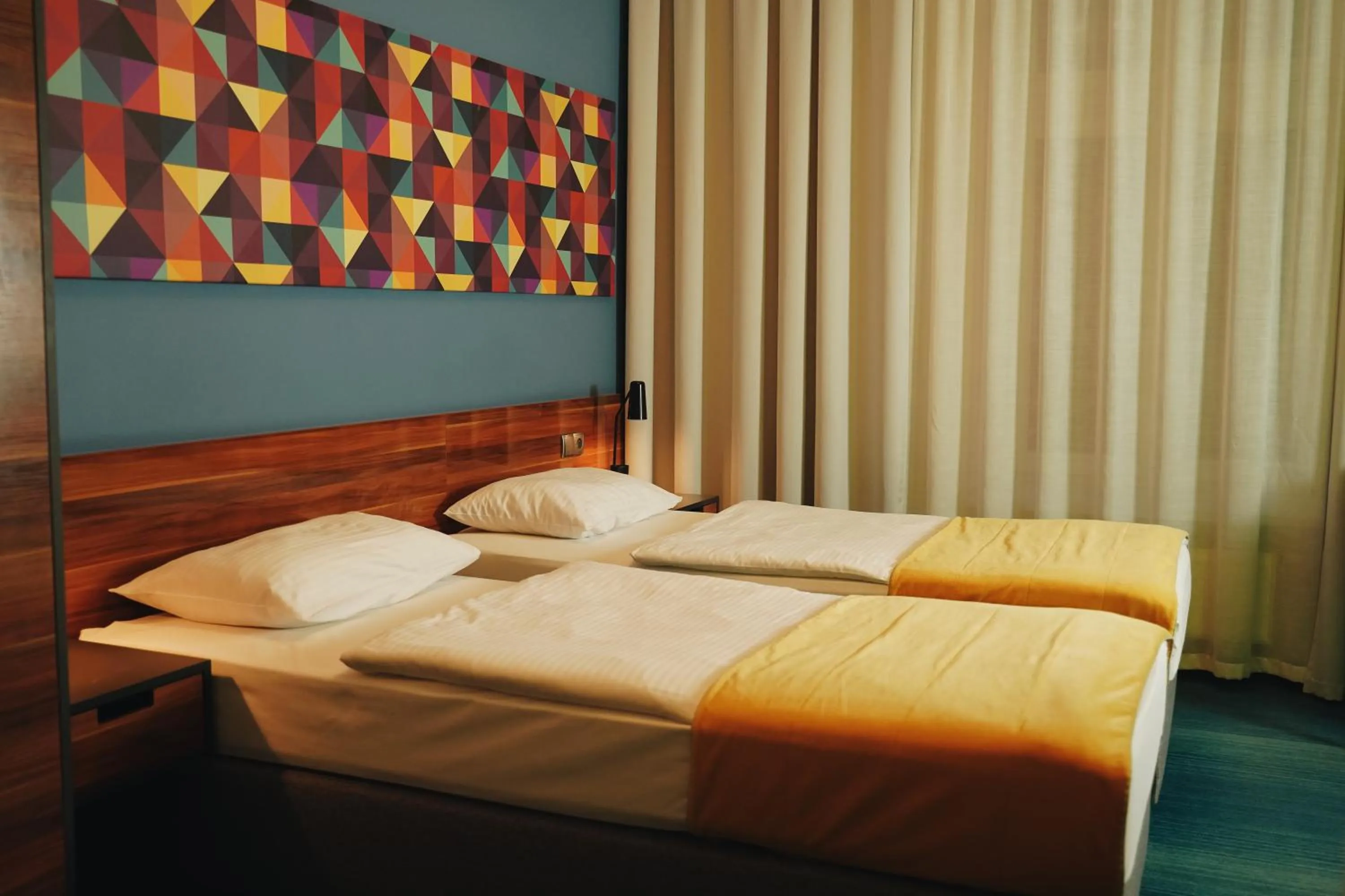 Bed in Arche Hotel Tobaco Łódź