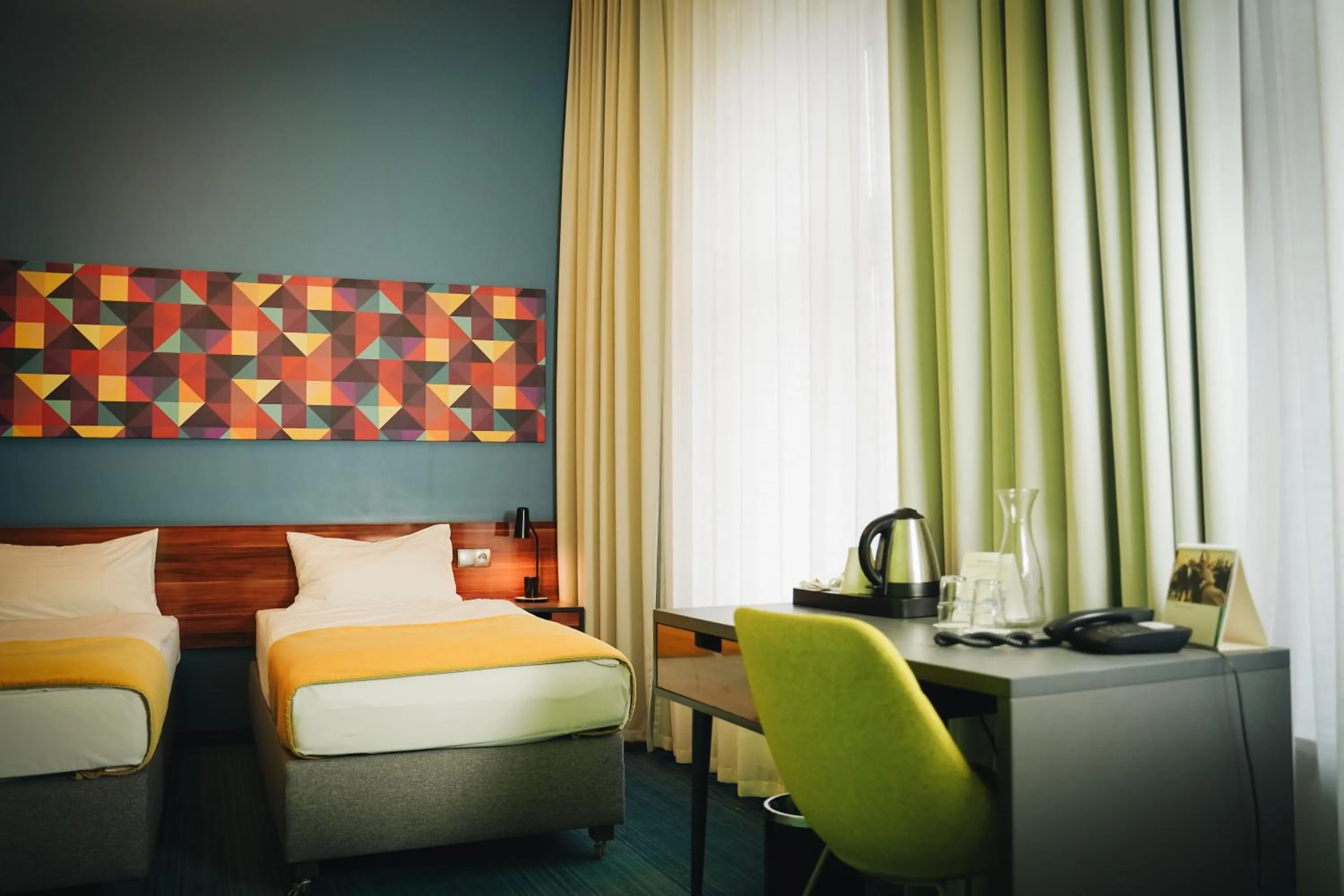 Bed in Arche Hotel Tobaco Łódź