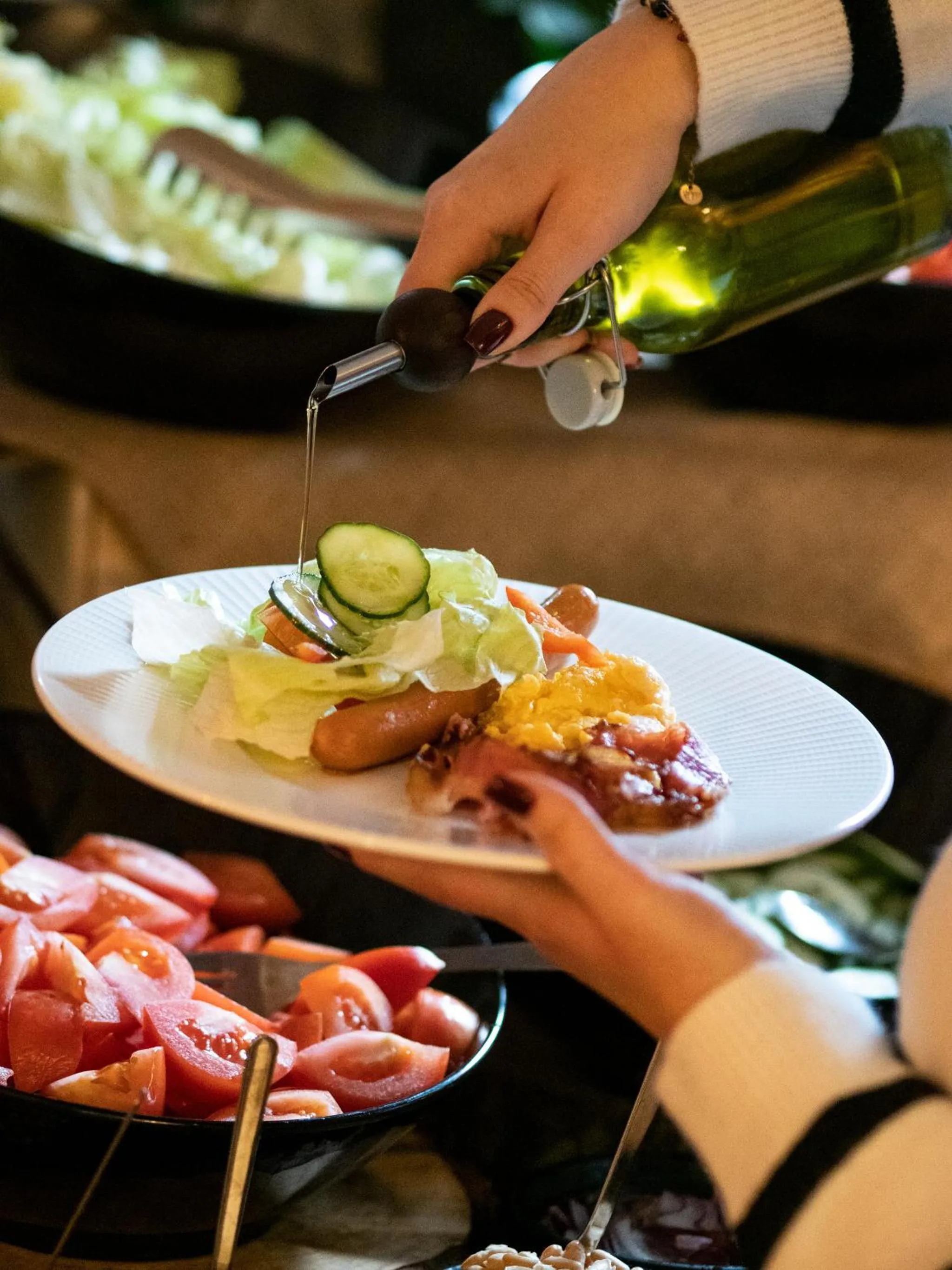 Restaurant/places to eat in Arche Hotel Tobaco Łódź