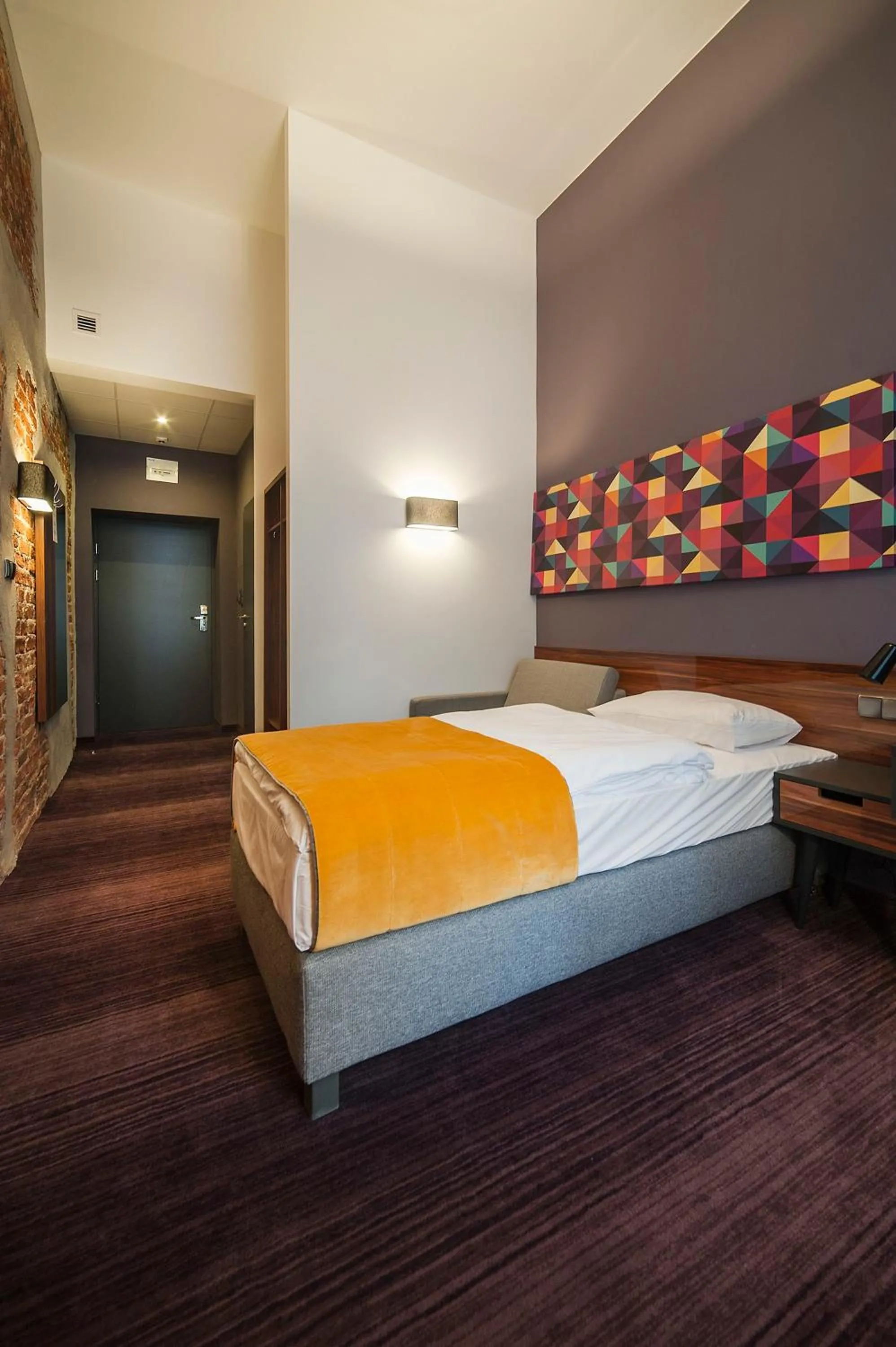 Bed in Arche Hotel Tobaco Łódź