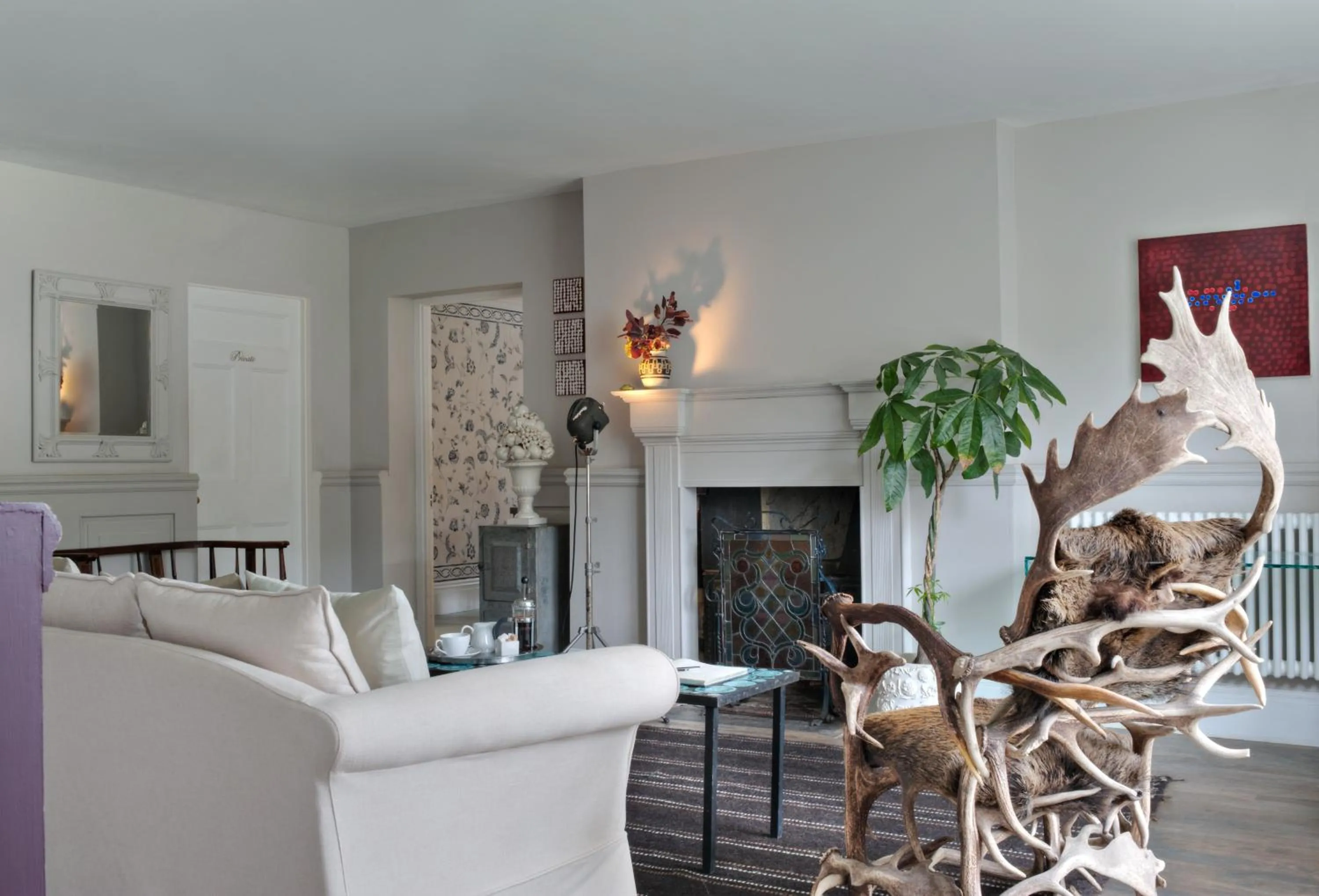 Seating area in The Old Rectory