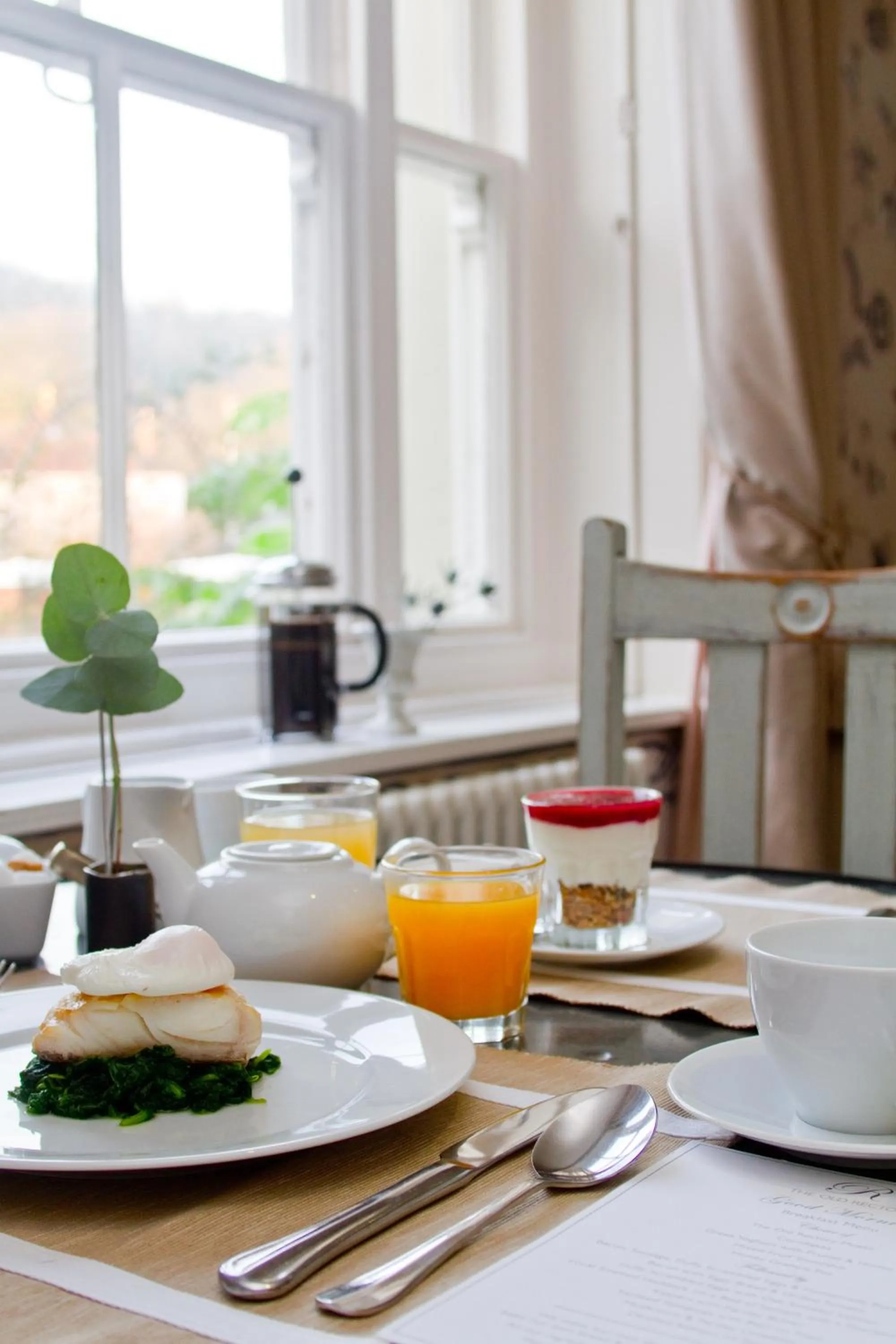 Food close-up in The Old Rectory