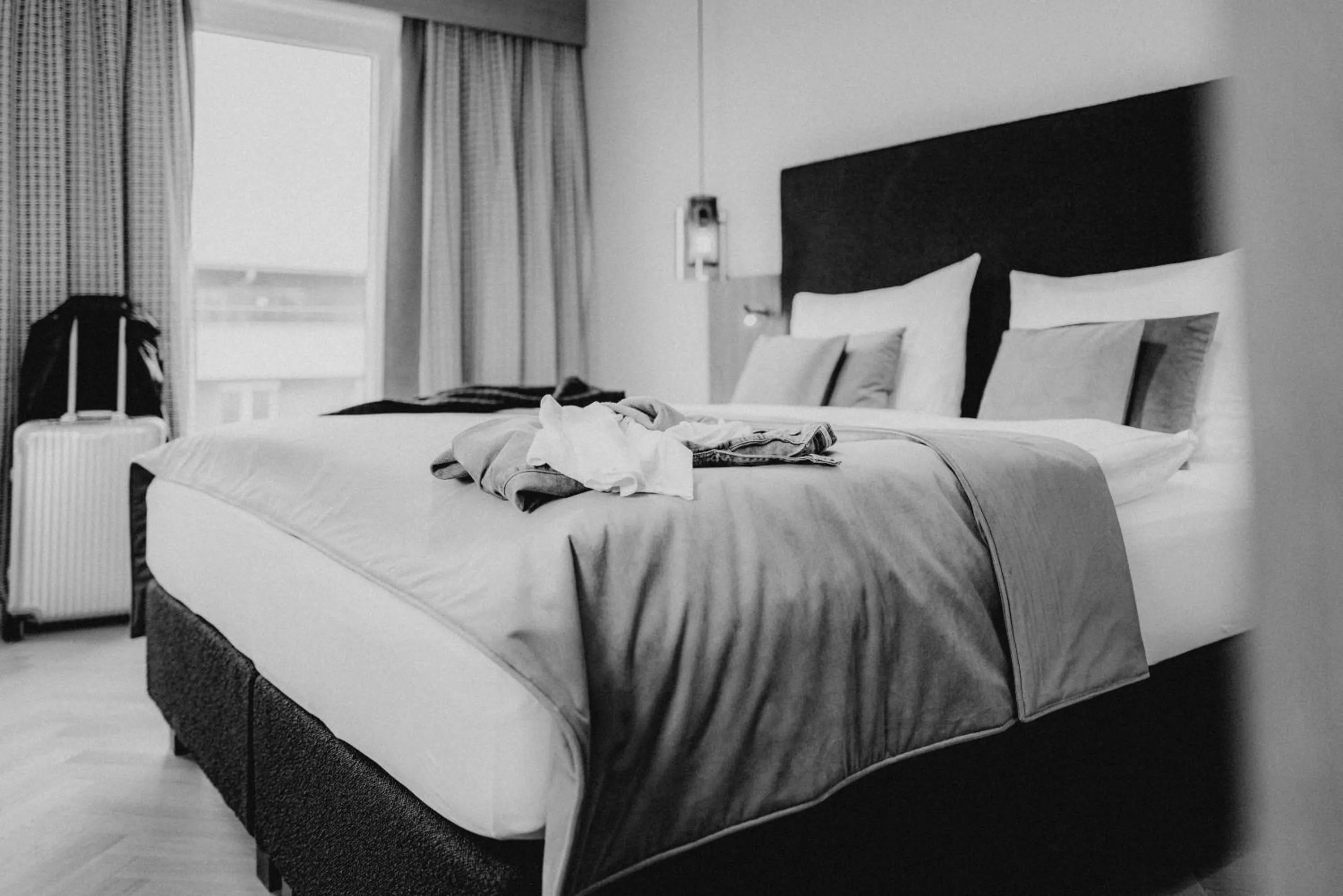 Photo of the whole room, Bed in zumOXN