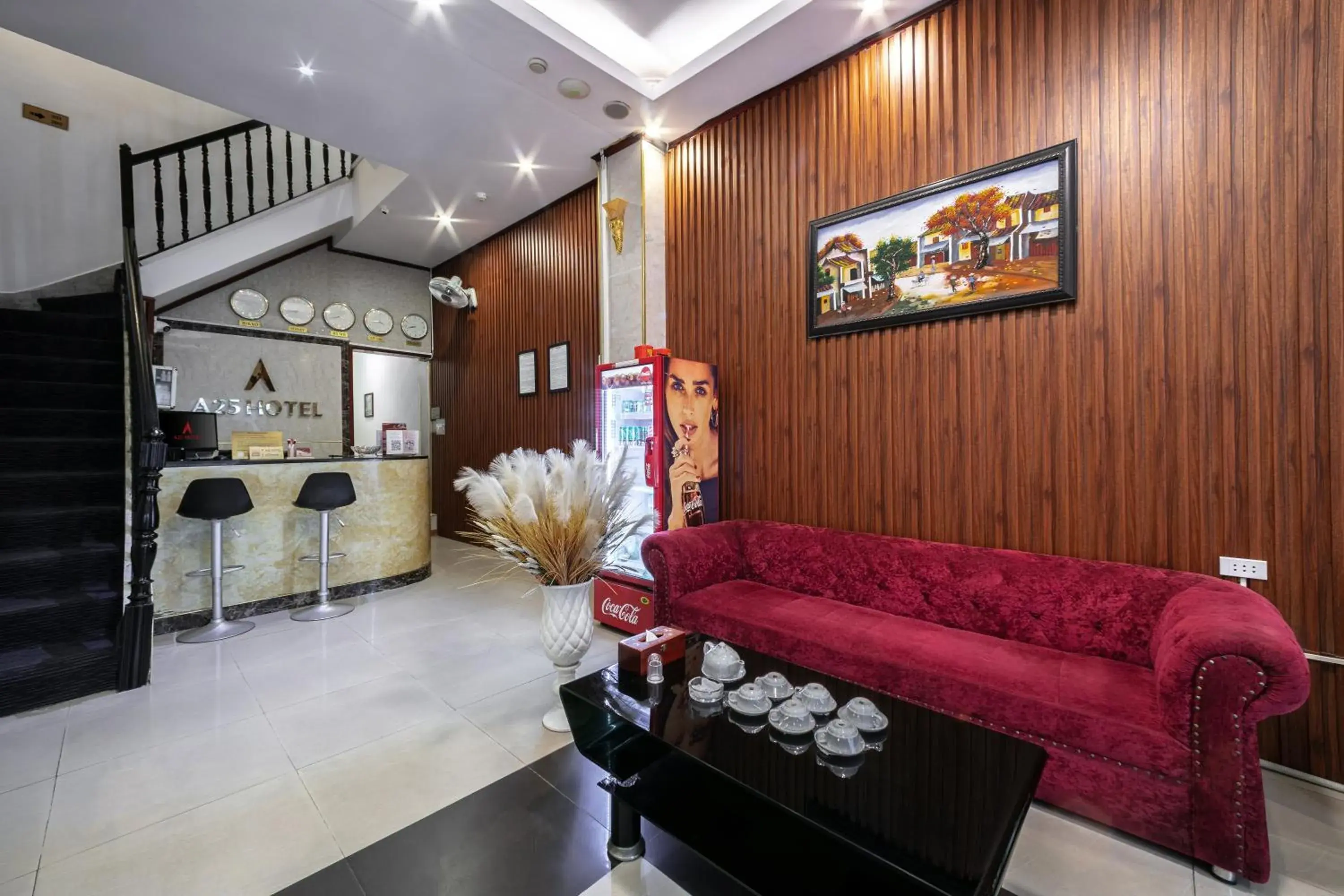 Lobby or reception in A25 Hotel - 12 Liên Trì Lobby or reception in A25 Hotel - 12 Liên Trì