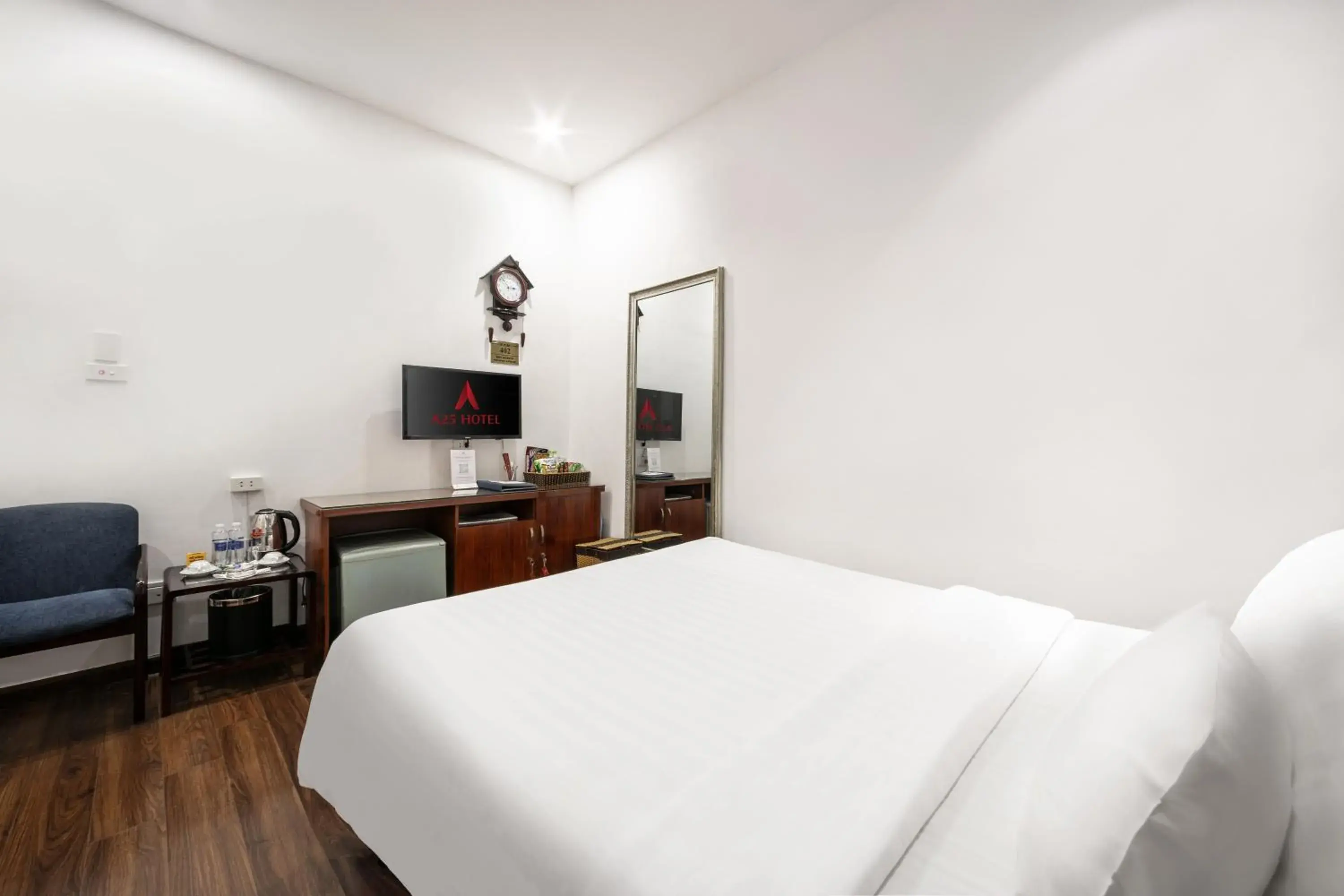 Bed in A25 Hotel - 12 Liên Trì Bed in A25 Hotel - 12 Liên Trì