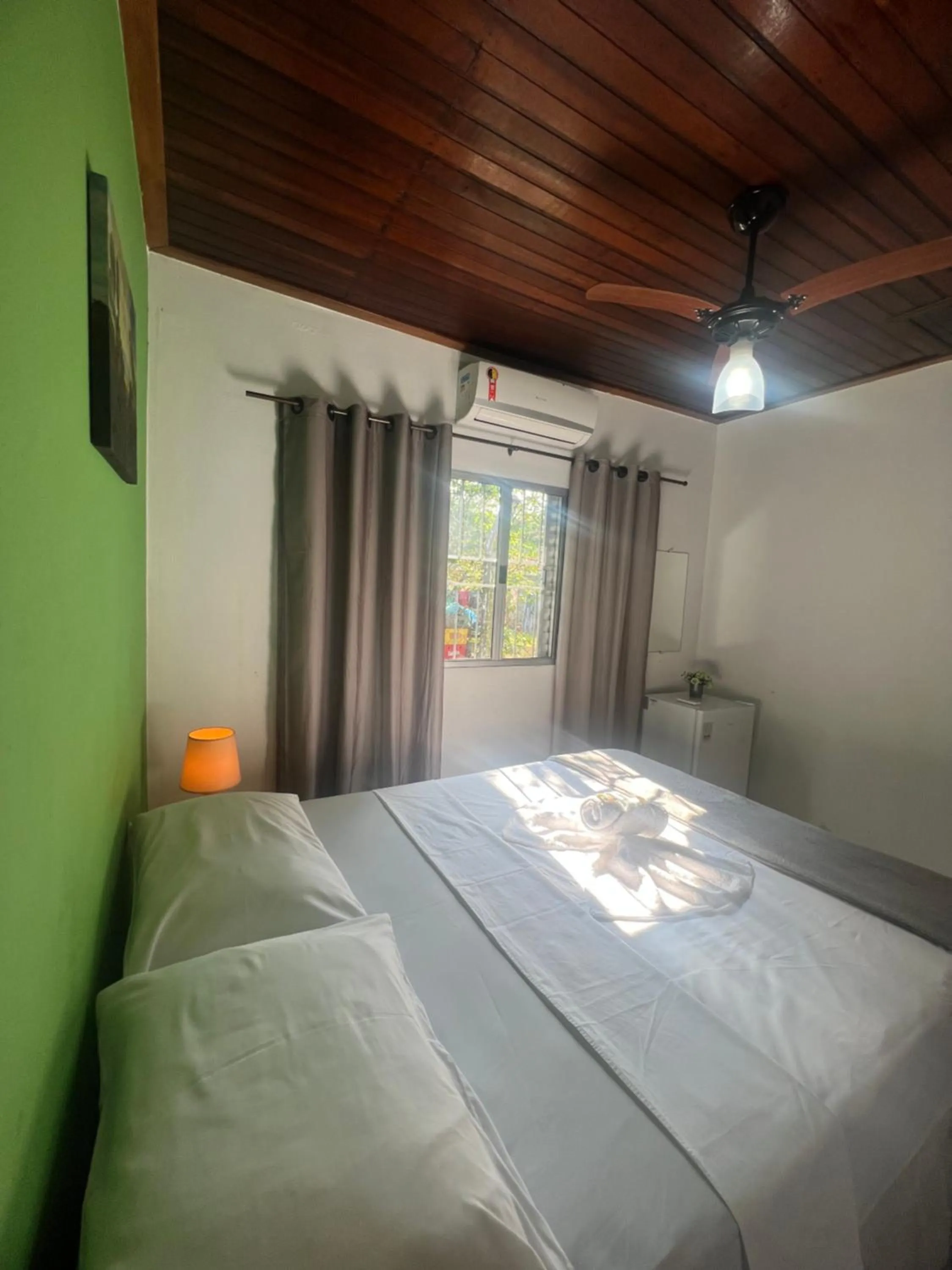 Bed in Pousada Meribá