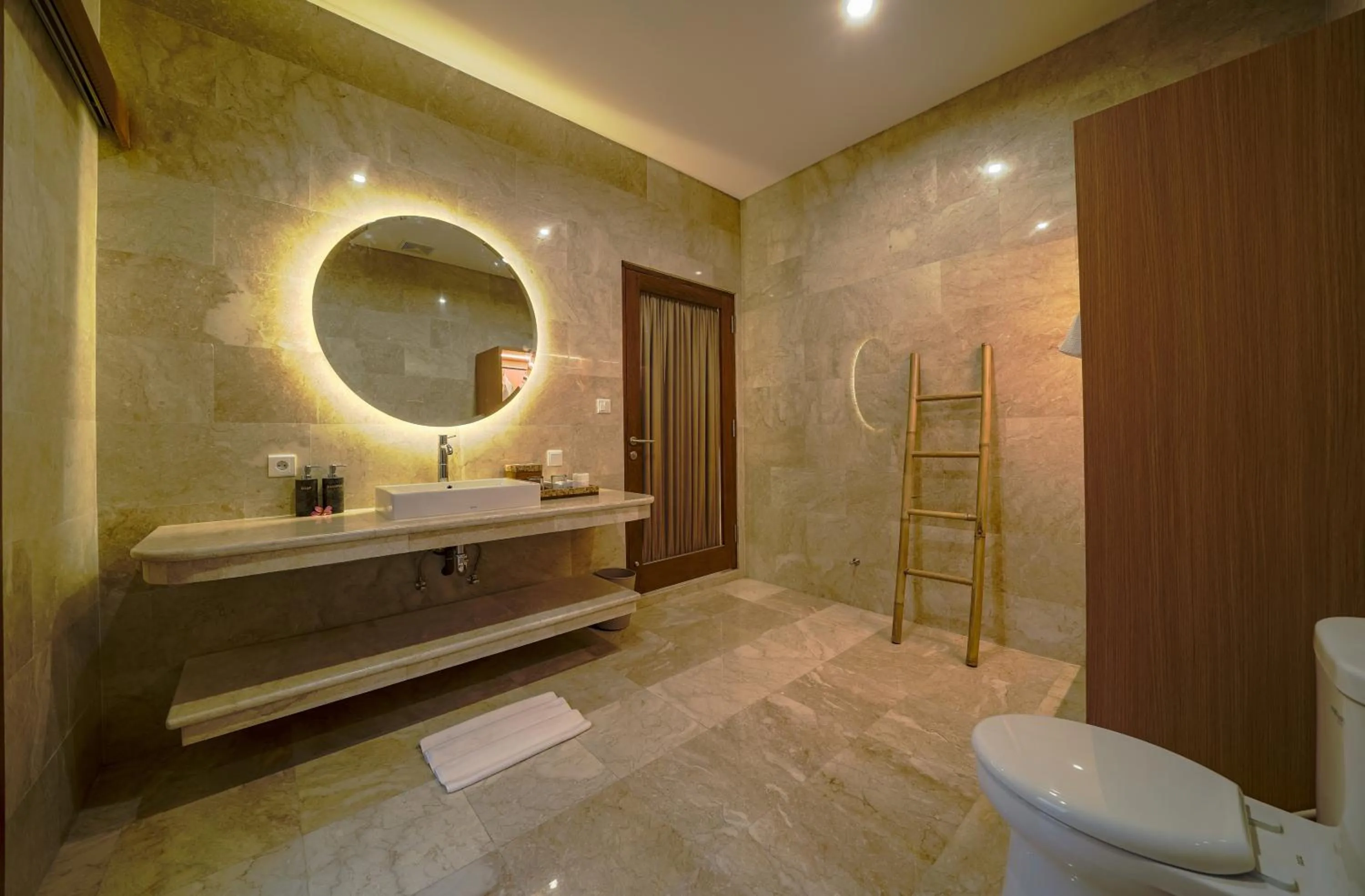 Shower in Three Brothers Bali Legian Bungalows & Villas