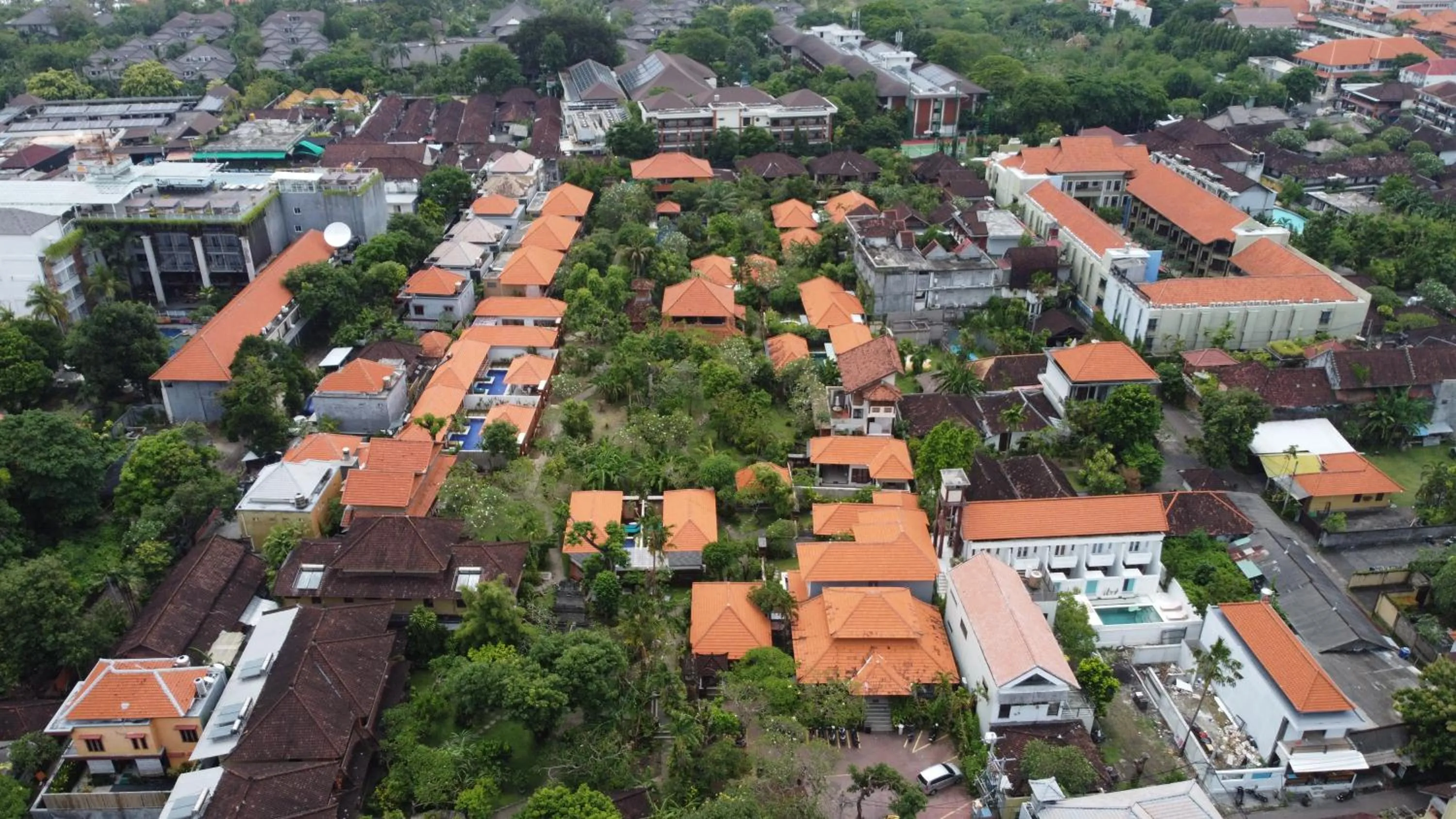 Property building in Three Brothers Bali Legian Bungalows & Villas