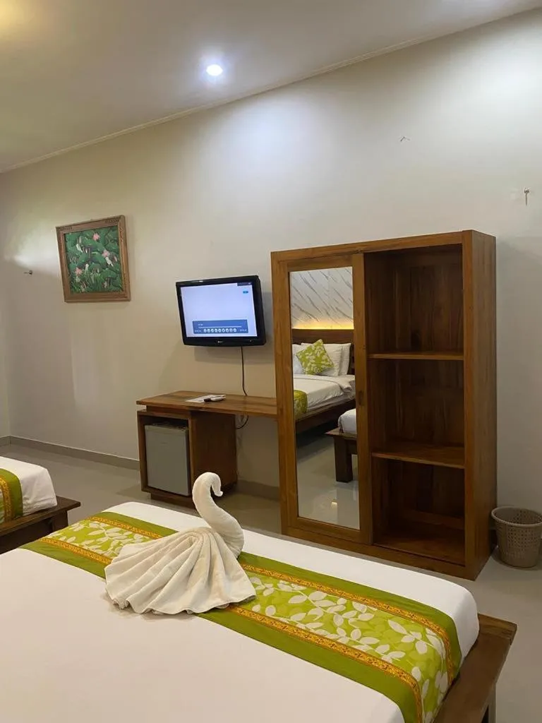 Bedroom, Bed in Three Brothers Bali Legian Bungalows & Villas