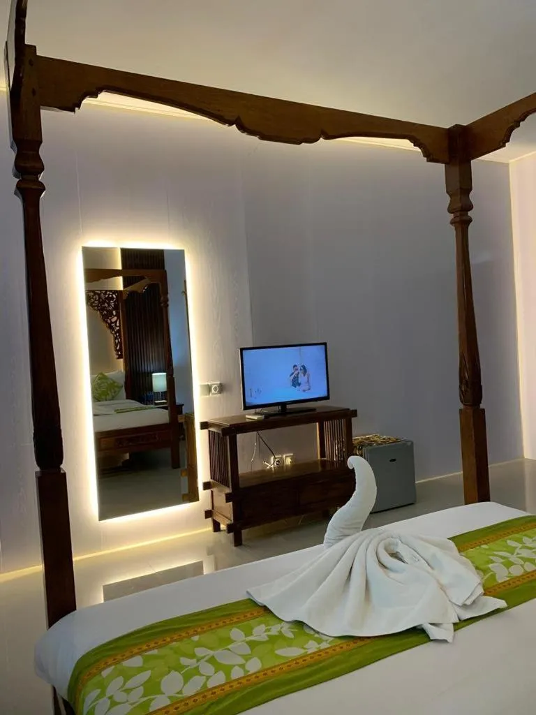 Bedroom, Bed in Three Brothers Bali Legian Bungalows & Villas