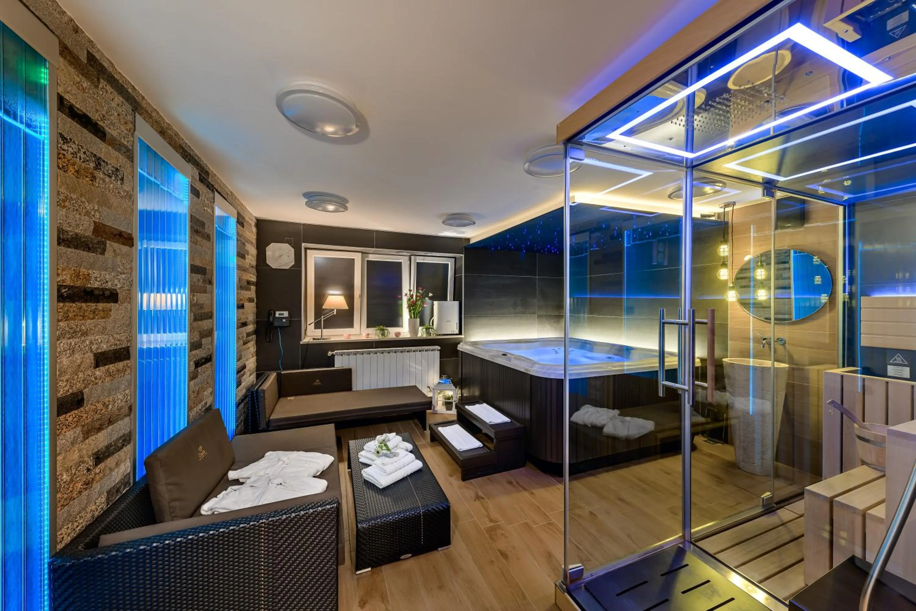 Spa and wellness centre/facilities, Bed in Madison Luxury Apartments & Rooms